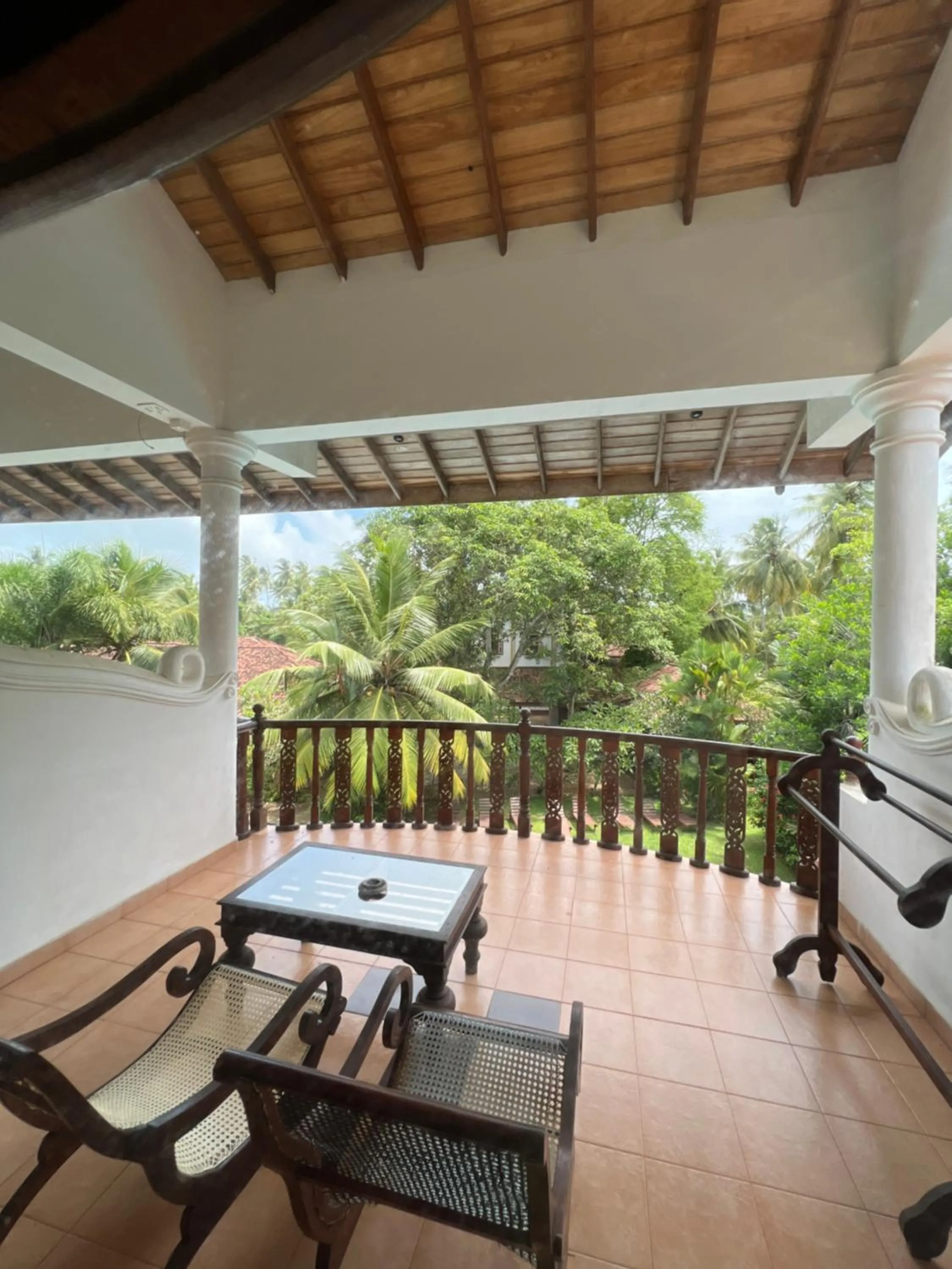 Seating area in Sandali Walauwa