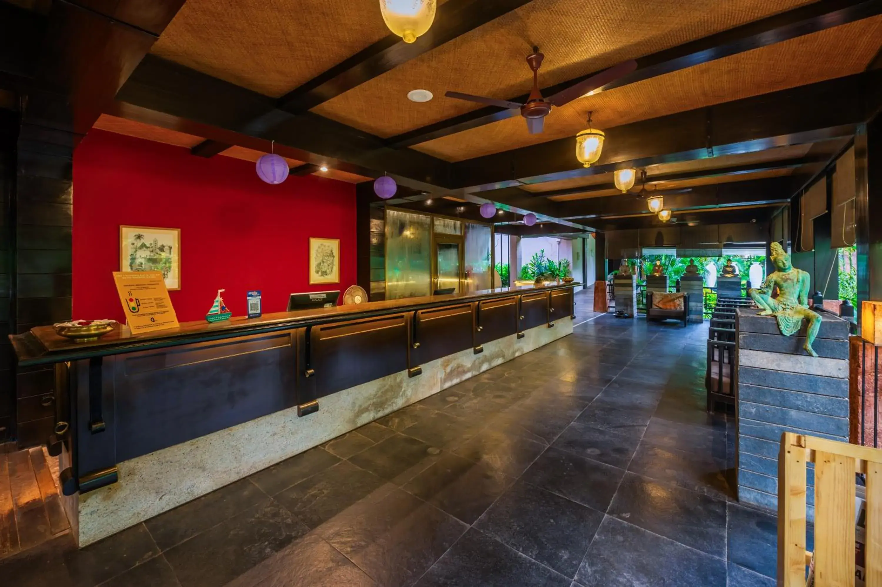Lobby or reception in O Hotel Goa, Candolim Beach Lobby or reception in O Hotel Goa, Candolim Beach