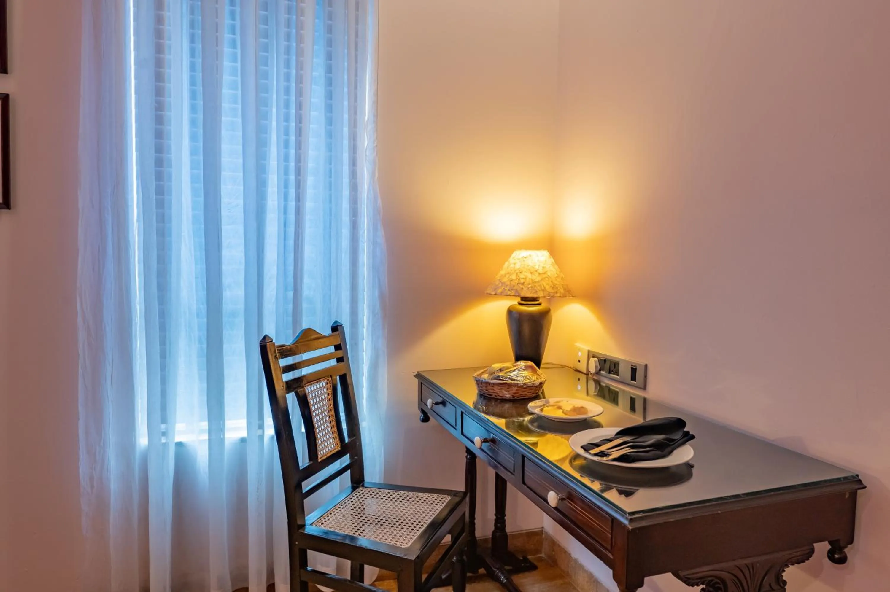 Dining area in O Hotel Goa, Candolim Beach