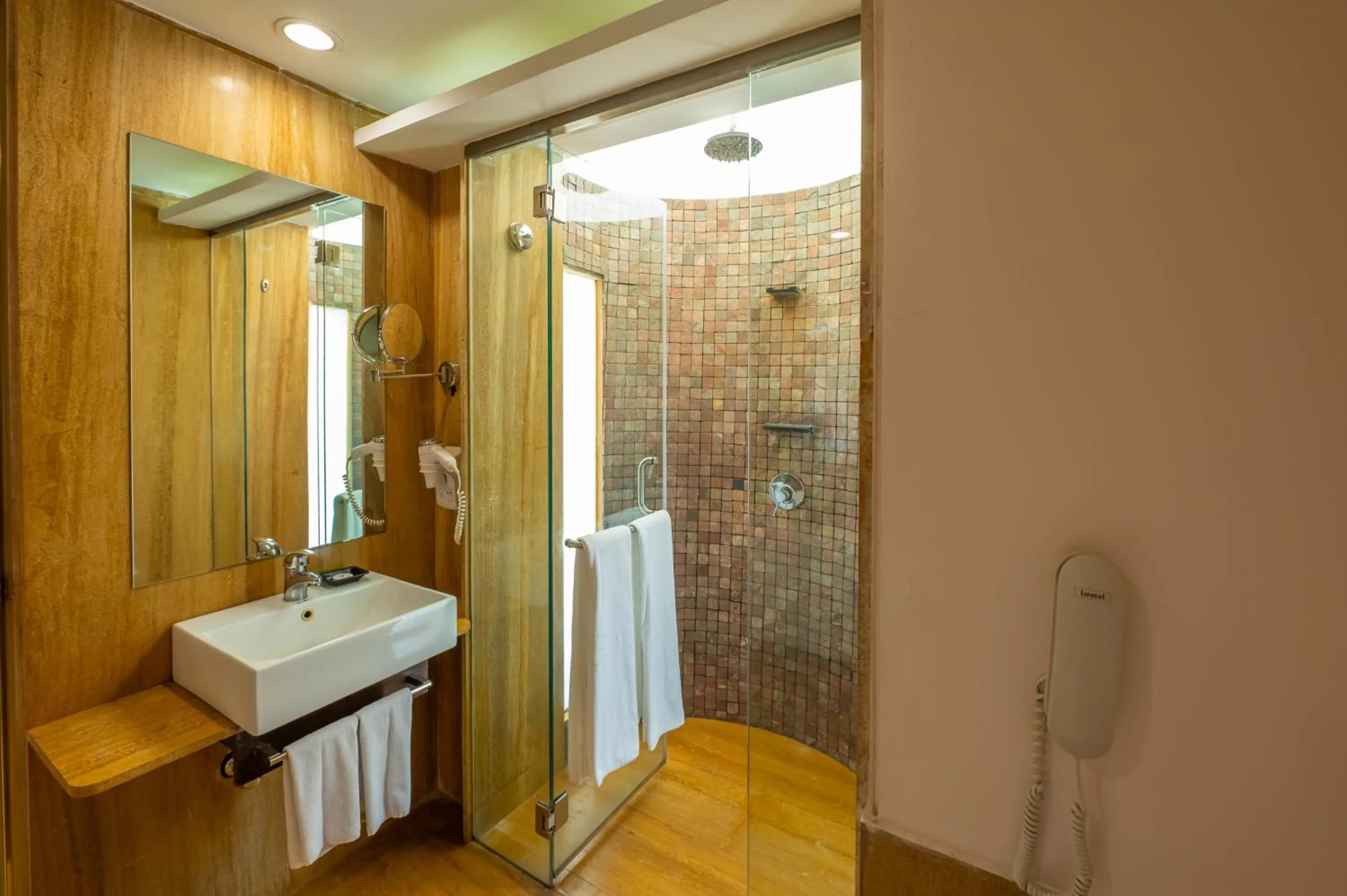 Shower in O Hotel Goa, Candolim Beach