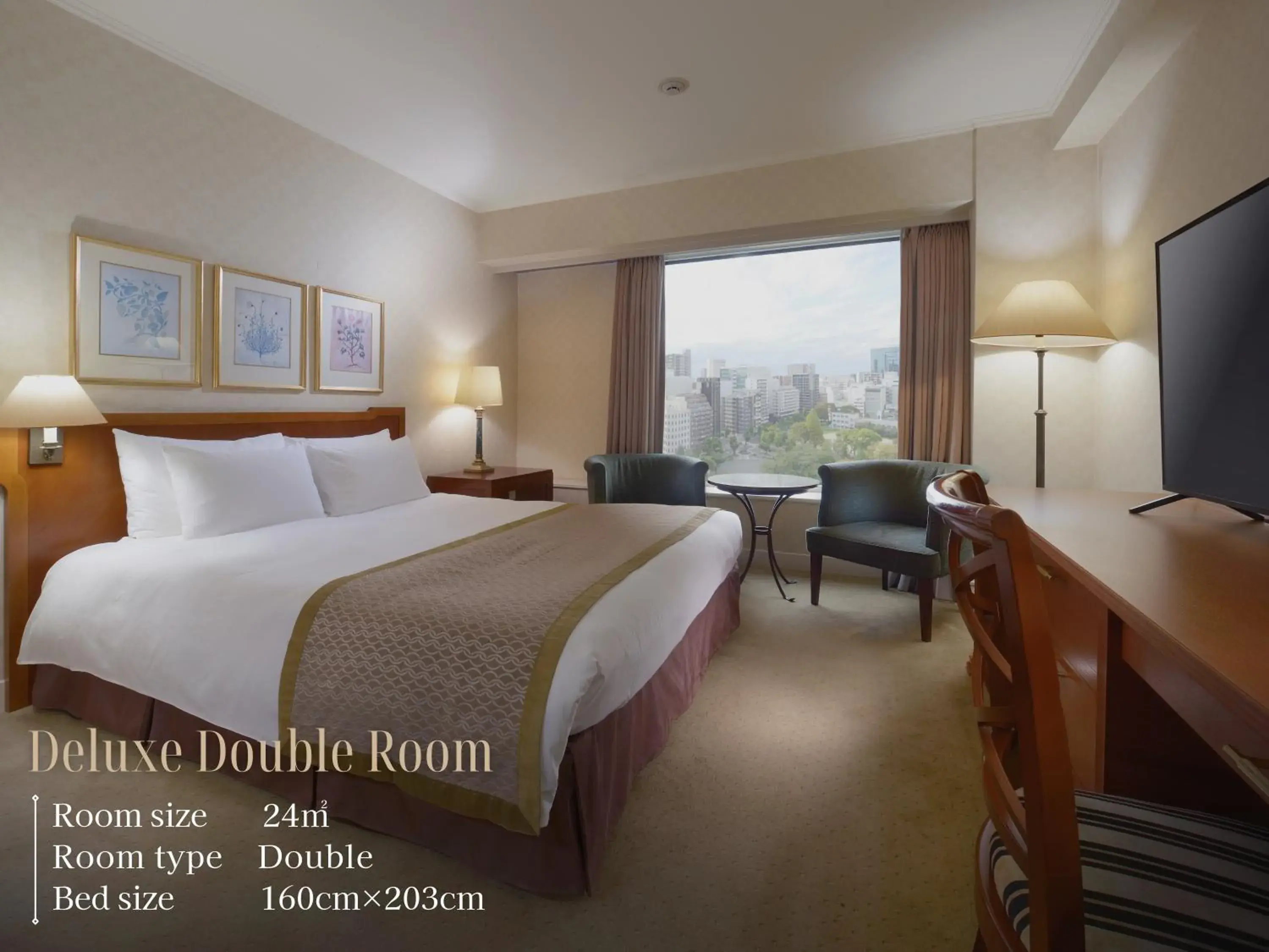 Deluxe Double Room 24sqm - single occupancy - Smoking in Nagoya Kanko Hotel Deluxe Double Room 24sqm - single occupancy - Smoking in Nagoya Kanko Hotel
