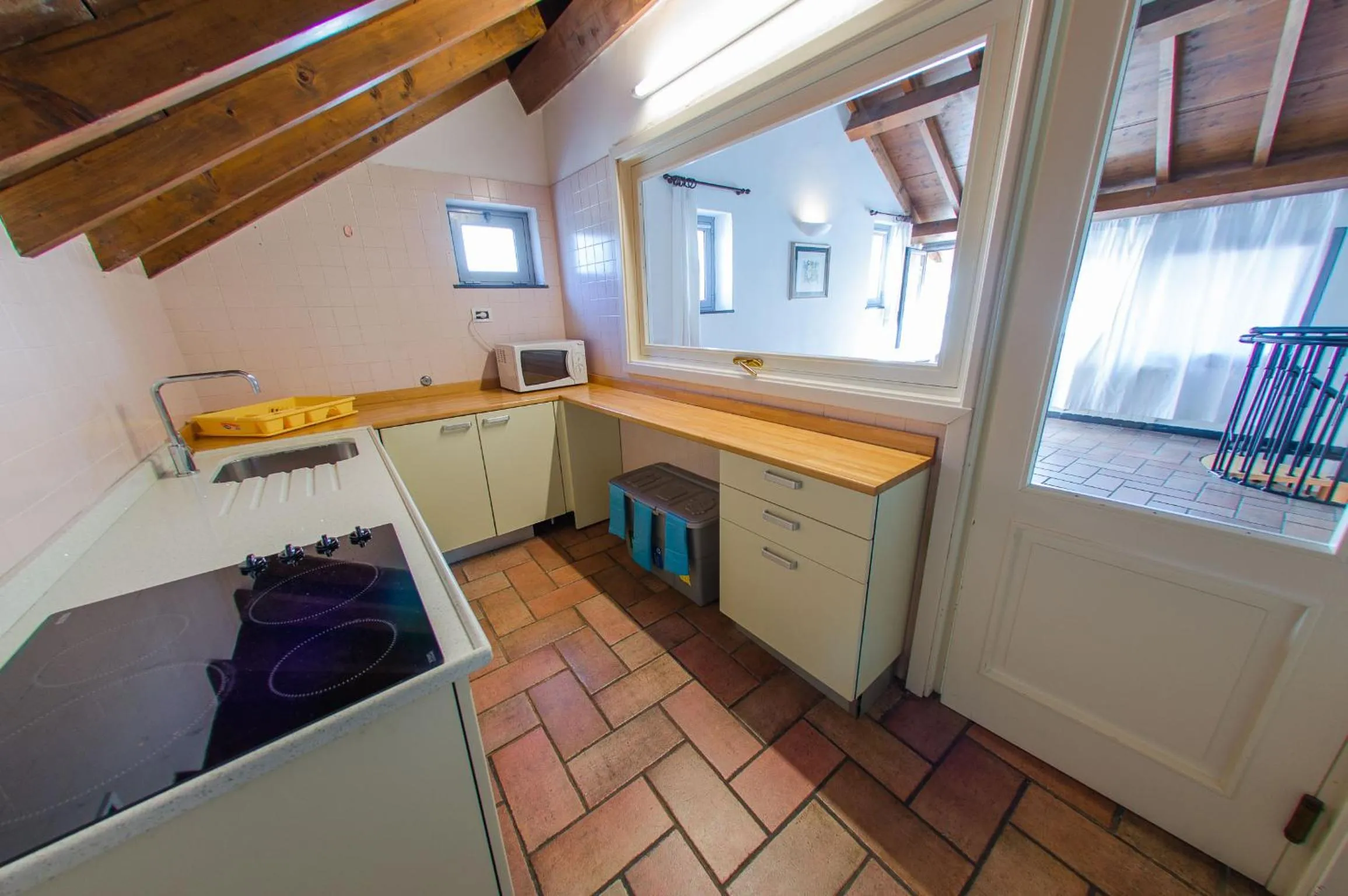 Kitchen or kitchenette in Casa del Sole