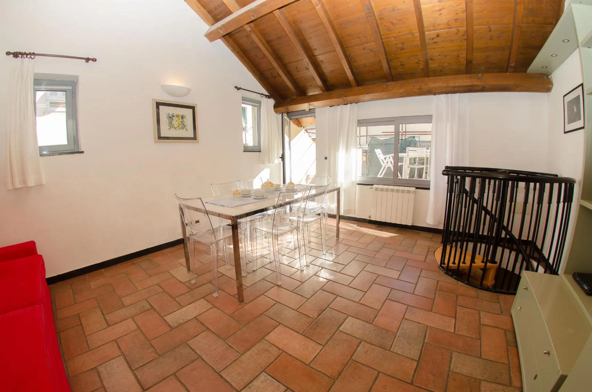 Seating area in Casa del Sole