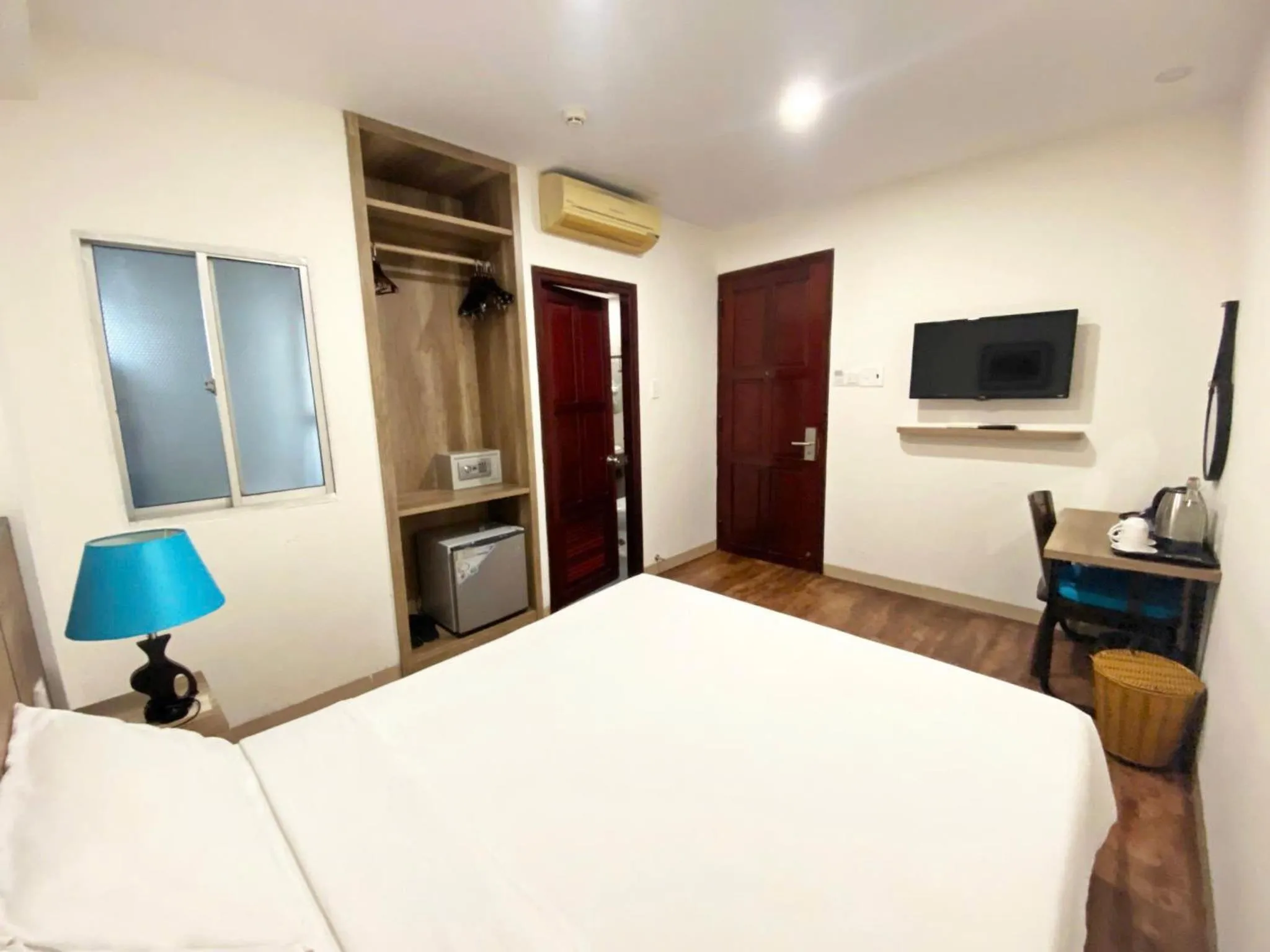 Bed in Golden Lotus Hotel