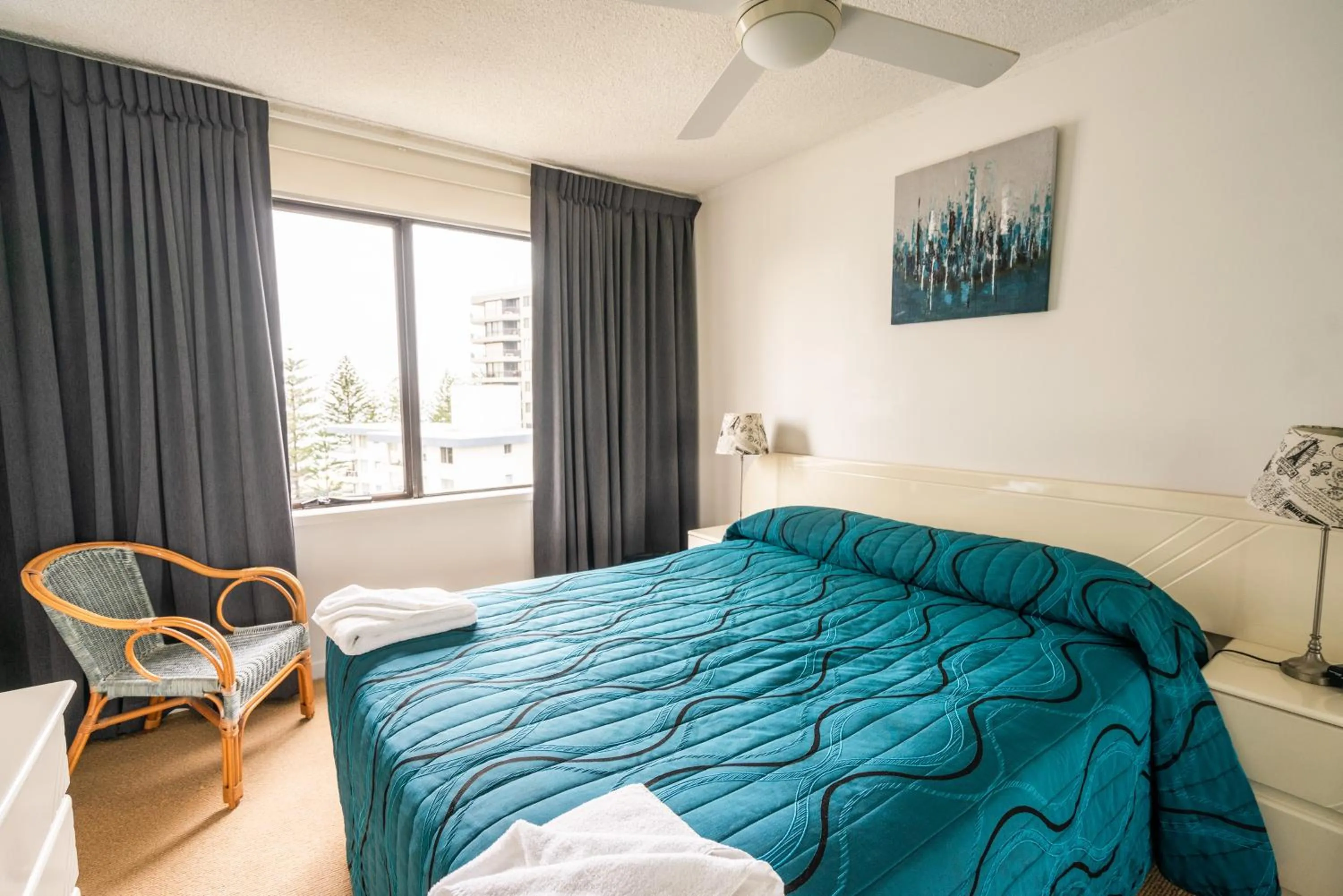 Bedroom, Bed in Horizons Holiday Apartments - OFFICIAL