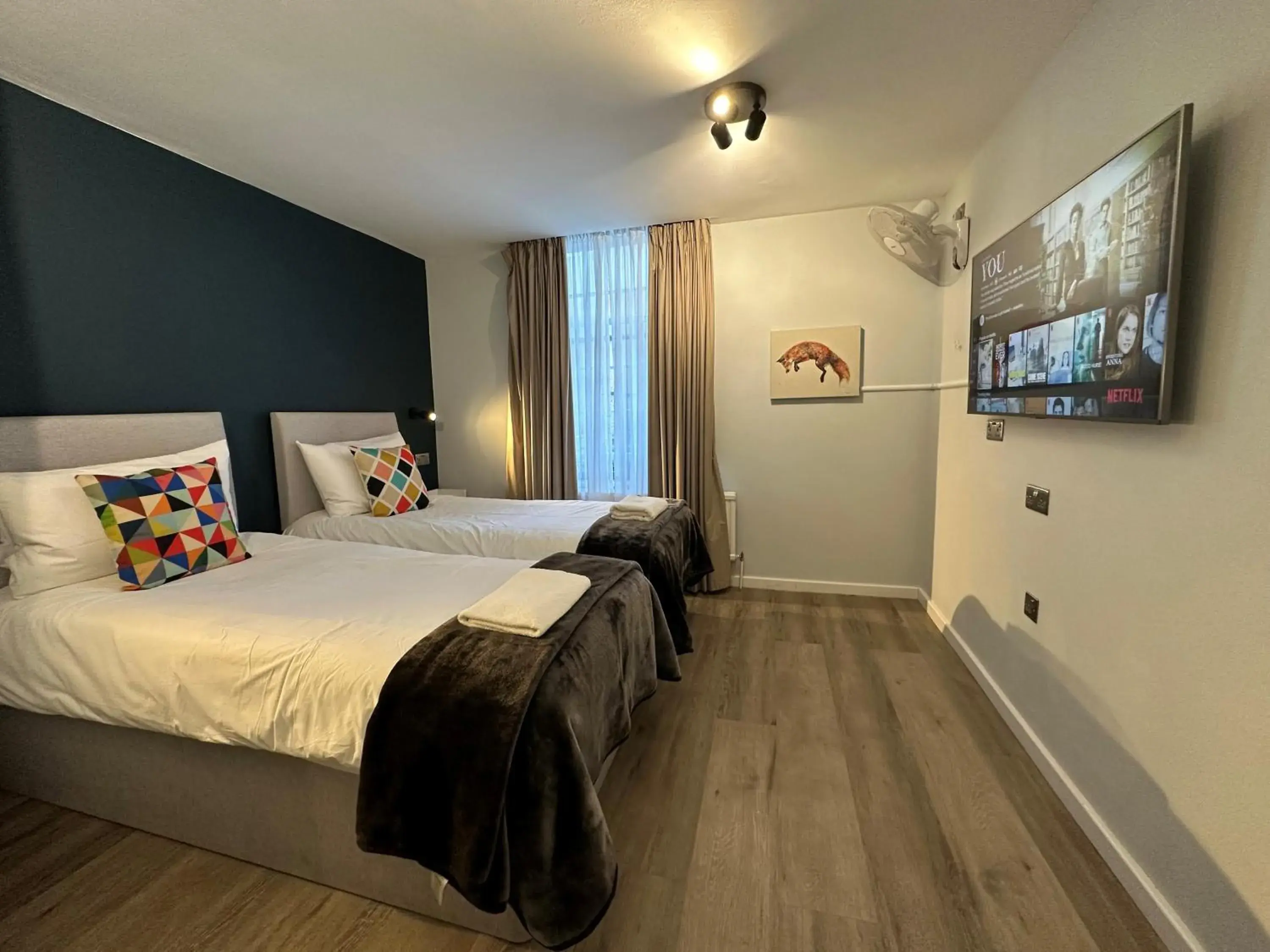 Bedroom, Bed in Smart Hyde Park View Bedroom, Bed in Smart Hyde Park View