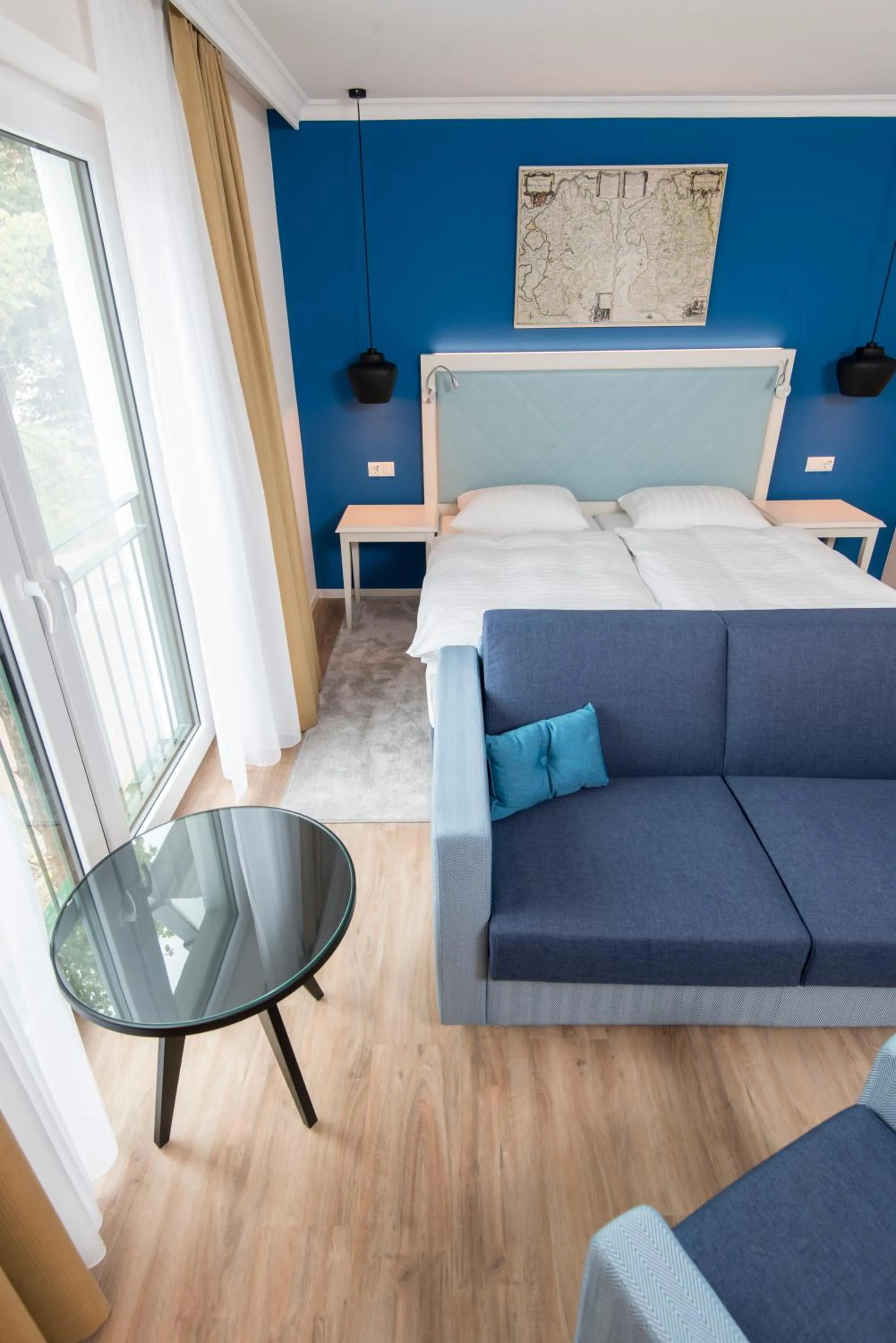 Decorative detail, Bed in Boutique-Hotel Zur alten Post