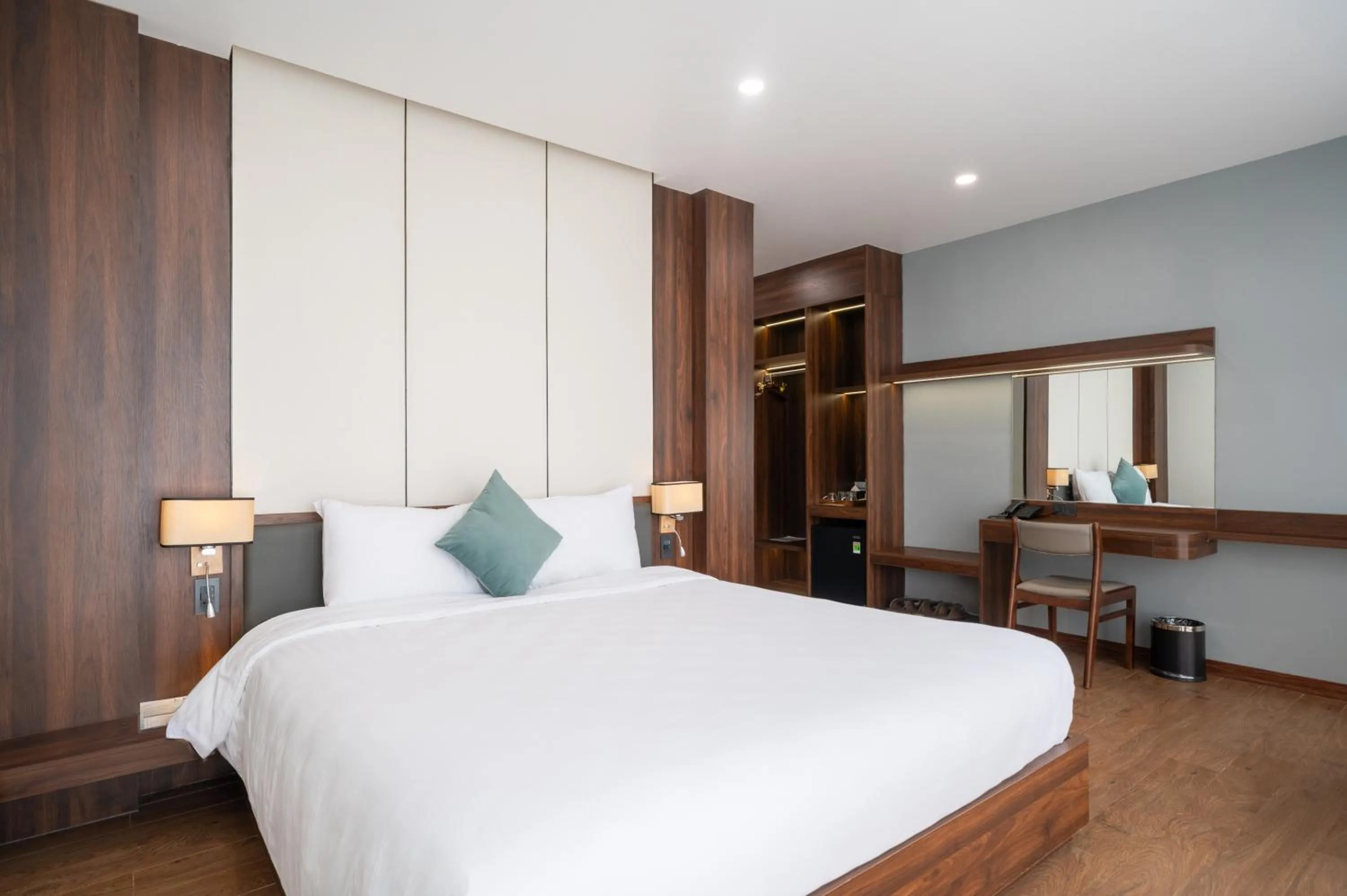 Bed in Eden Hue Hotel