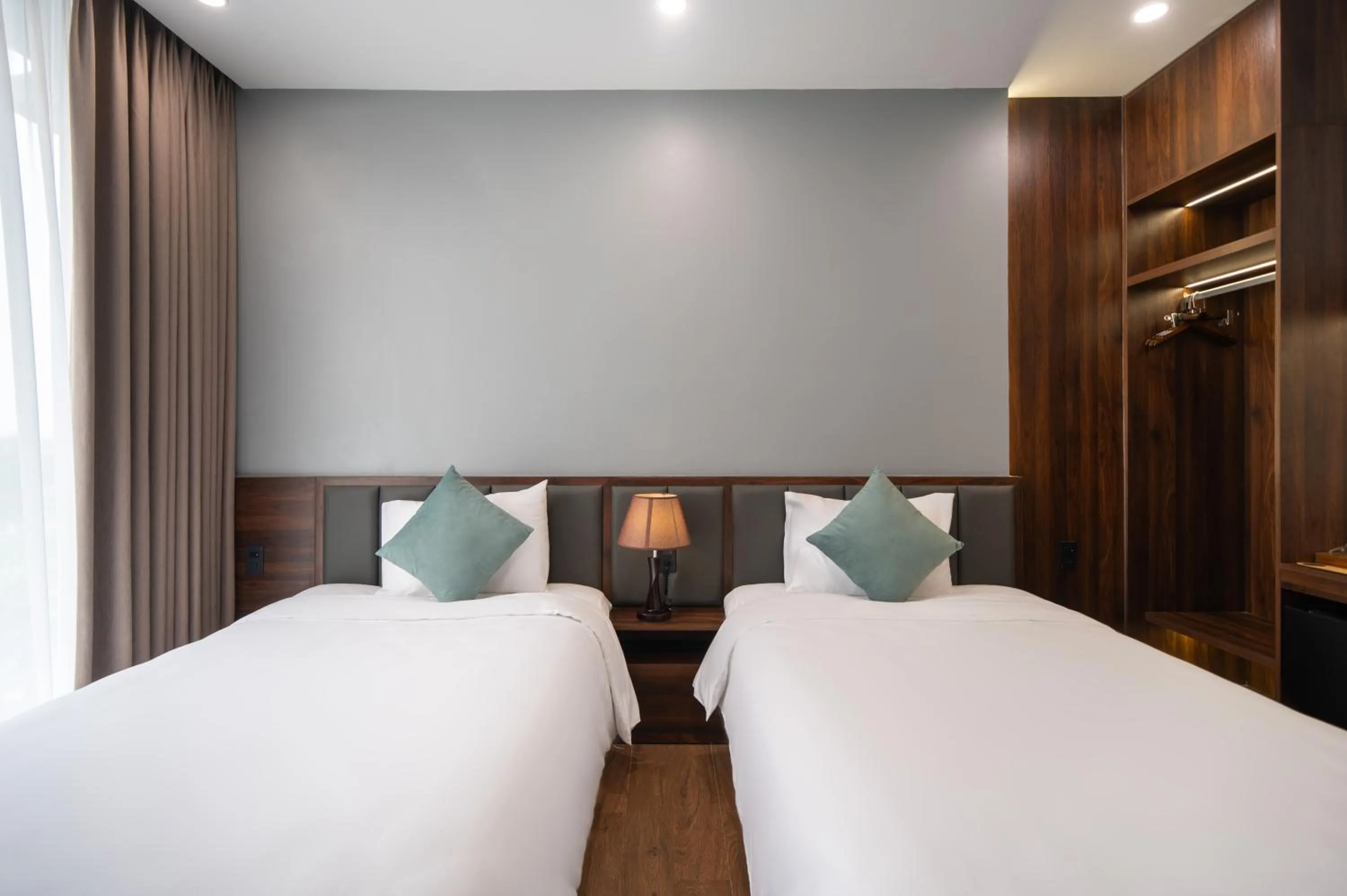 Bed in Eden Hue Hotel