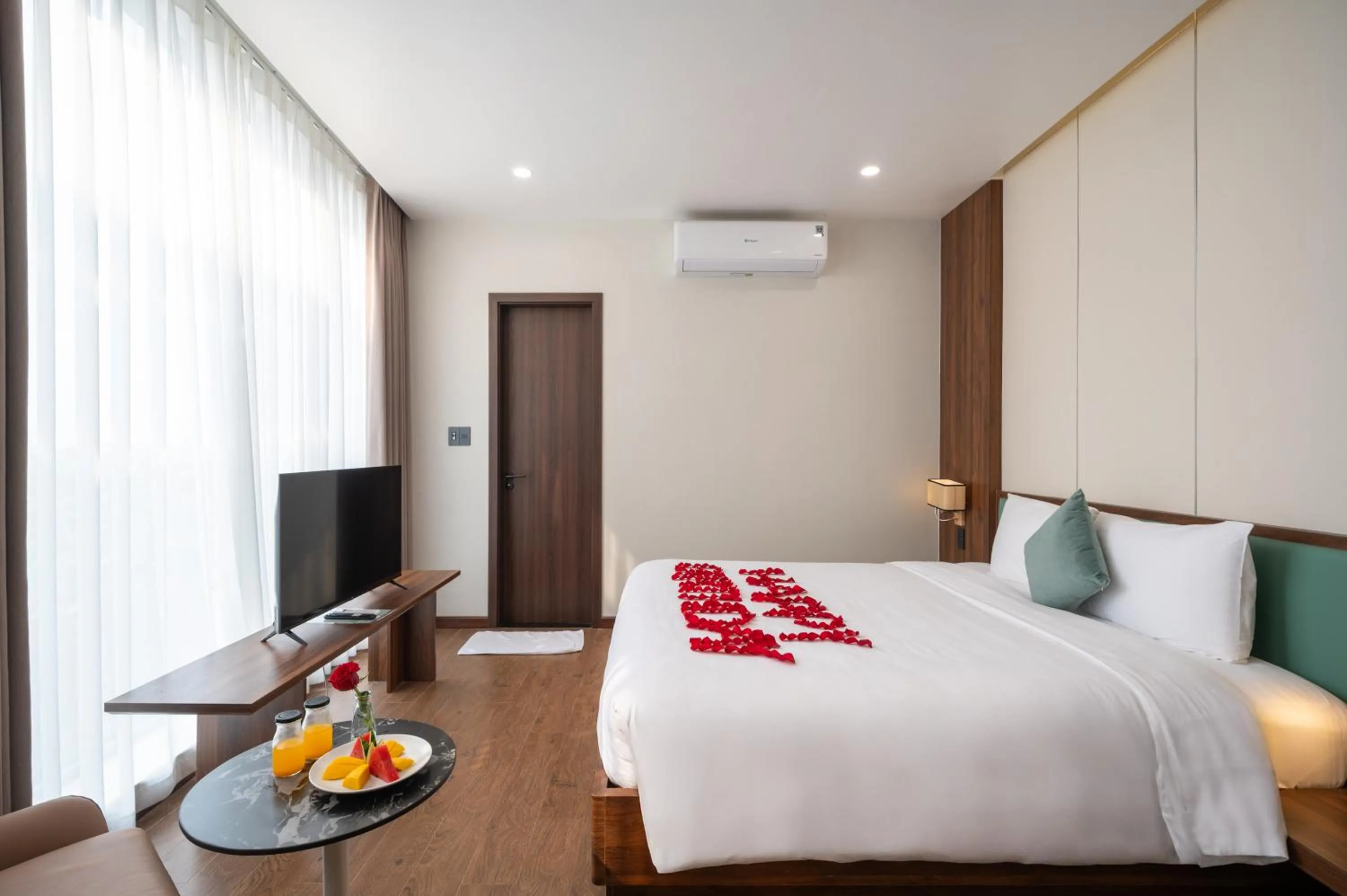 Bed in Eden Hue Hotel