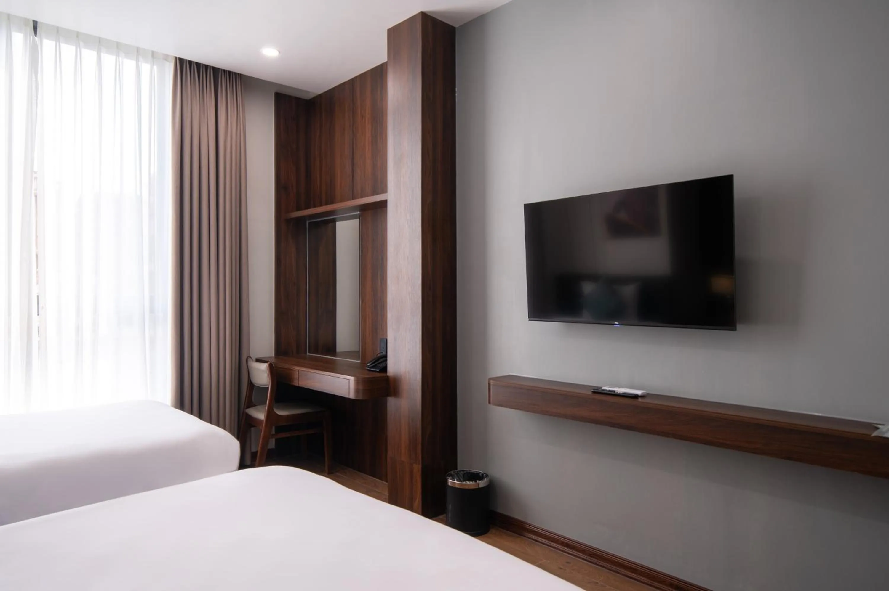 Bed in Eden Hue Hotel