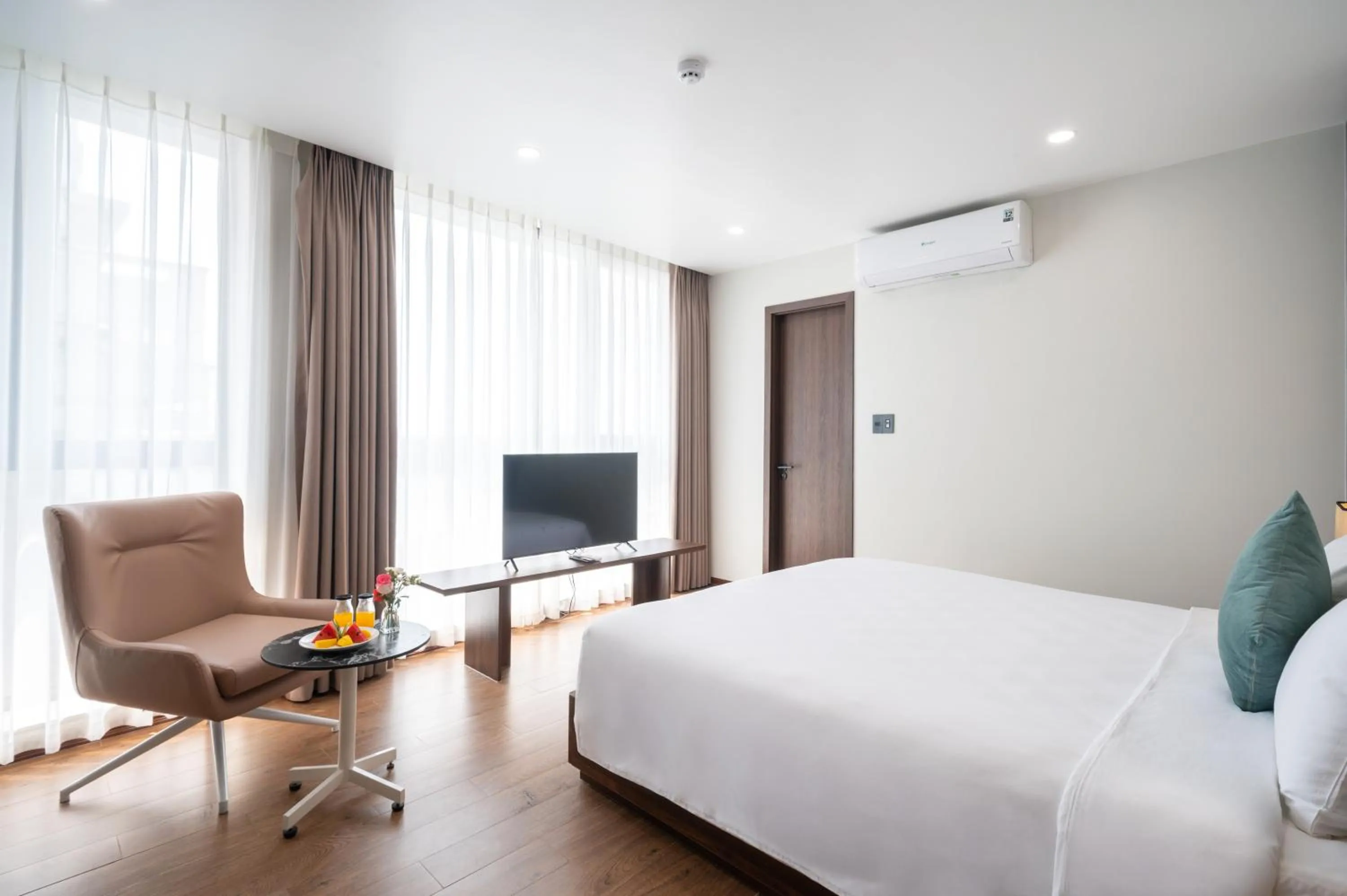 Bed in Eden Hue Hotel