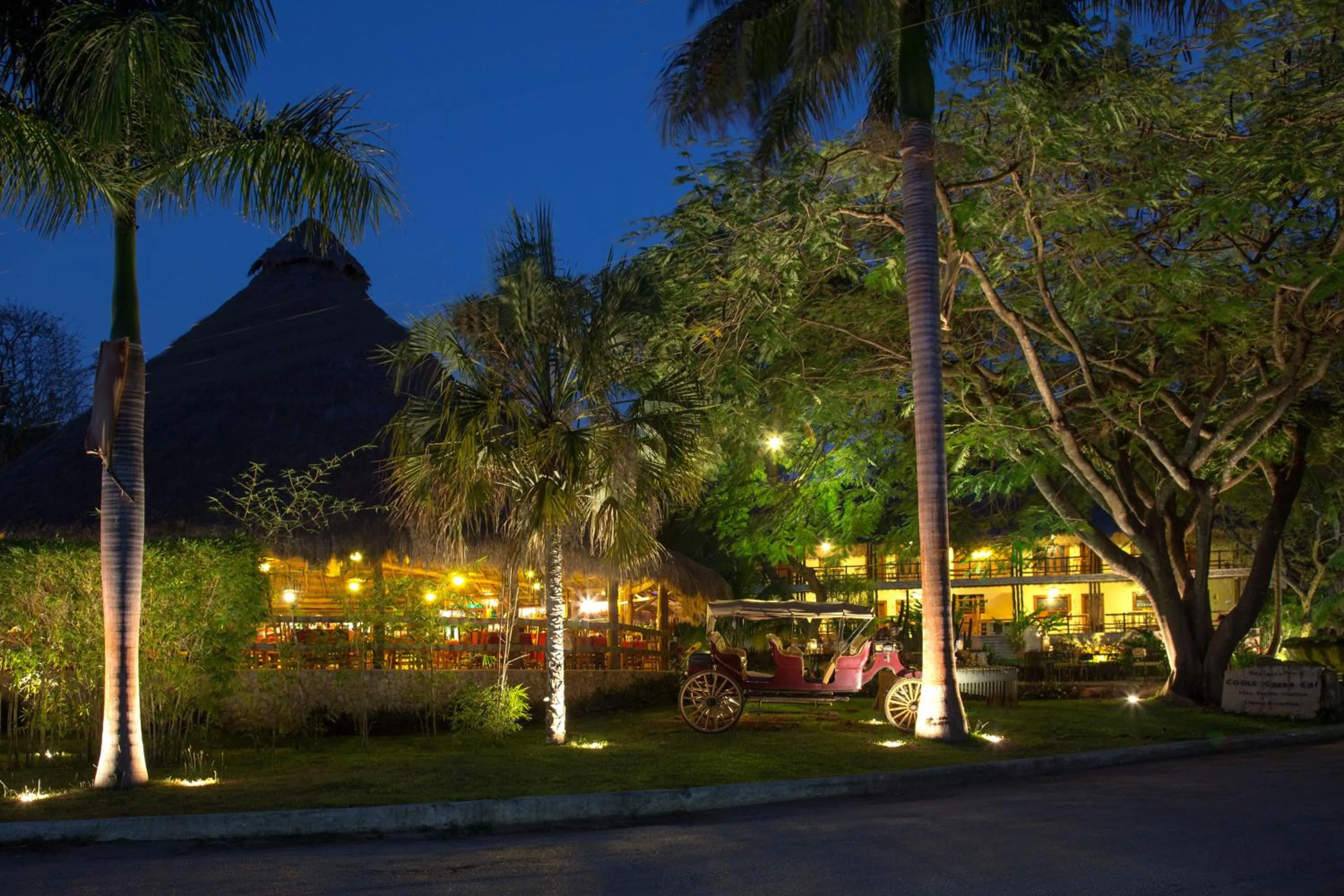 Facade/entrance in The Lodge At Uxmal