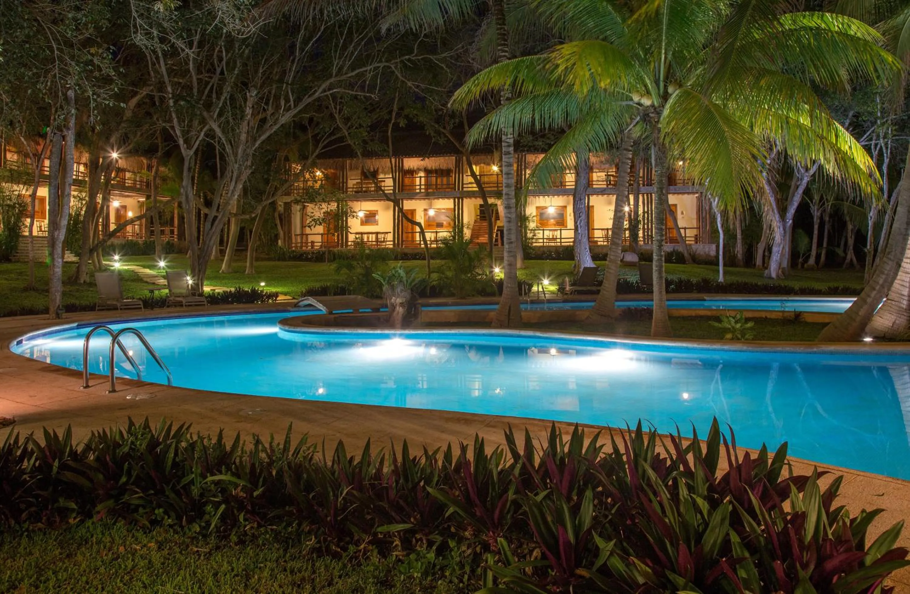Night in The Lodge At Uxmal
