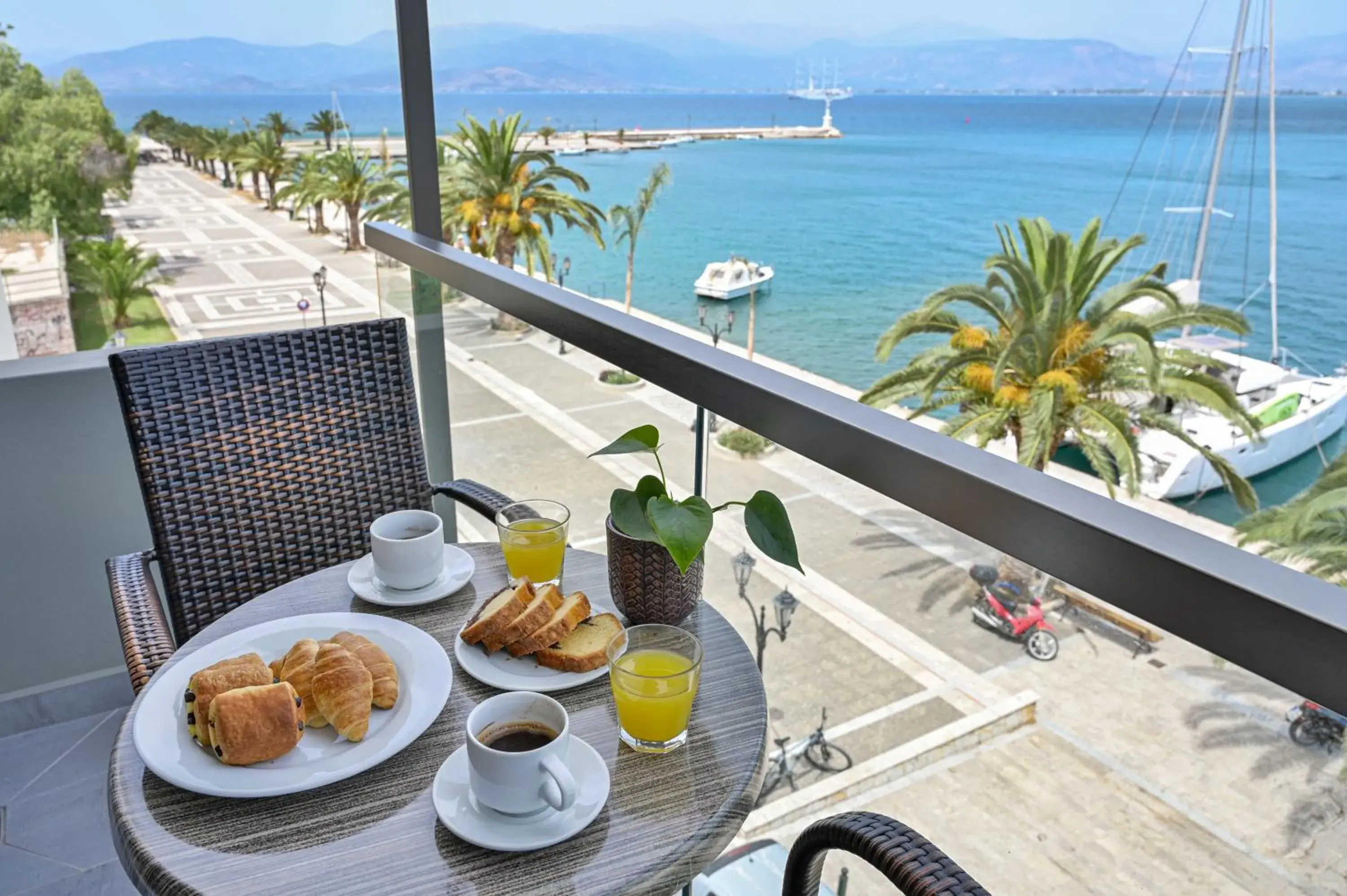 Sea view in Agamemnon Hotel Sea view in Agamemnon Hotel