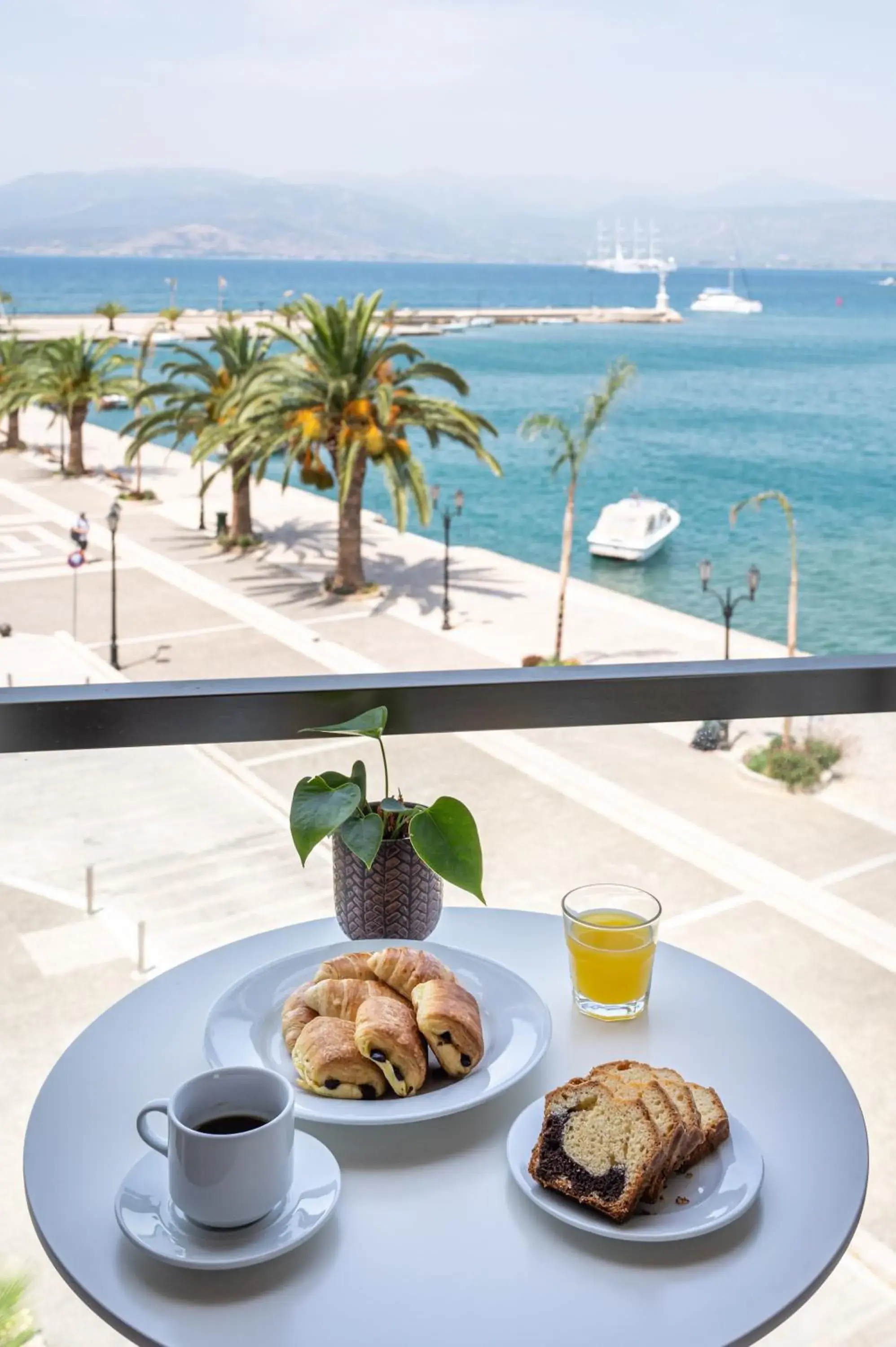 Sea view in Agamemnon Hotel Sea view in Agamemnon Hotel