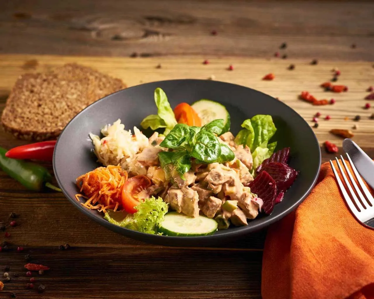 Food close-up in Landgasthof Hirsch