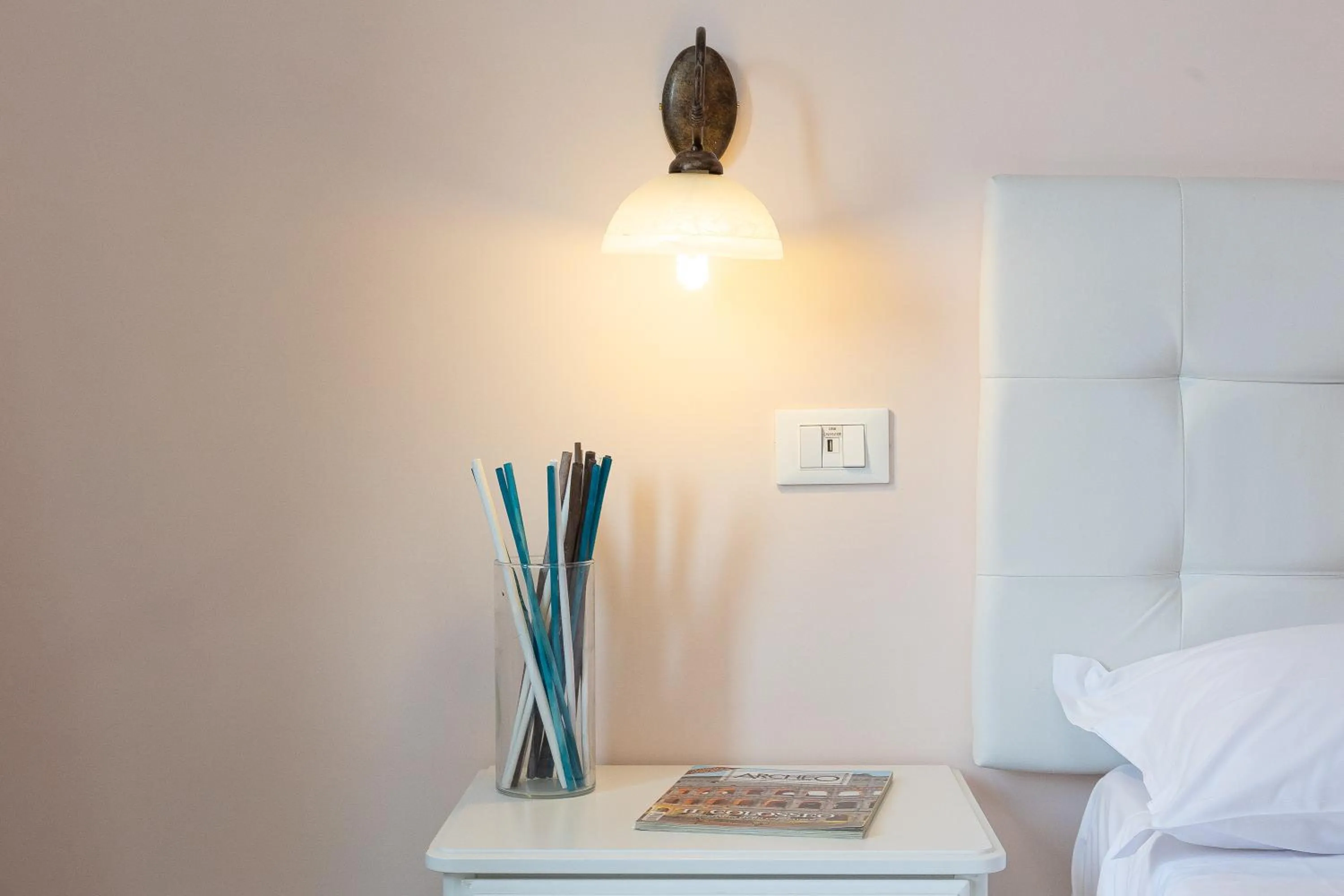 Decorative detail, Bed in Rome To Stay