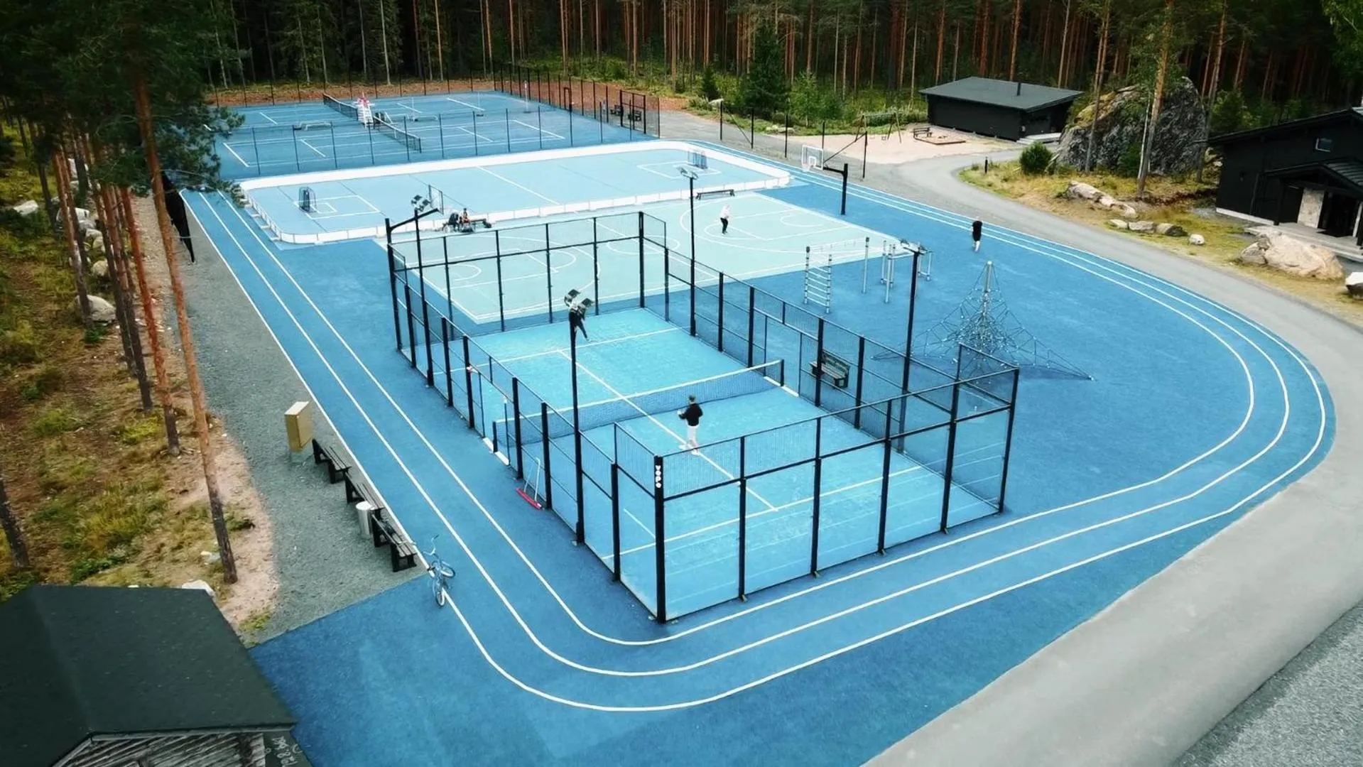 Tennis court in Eerikkilä Sport & Outdoor Resort