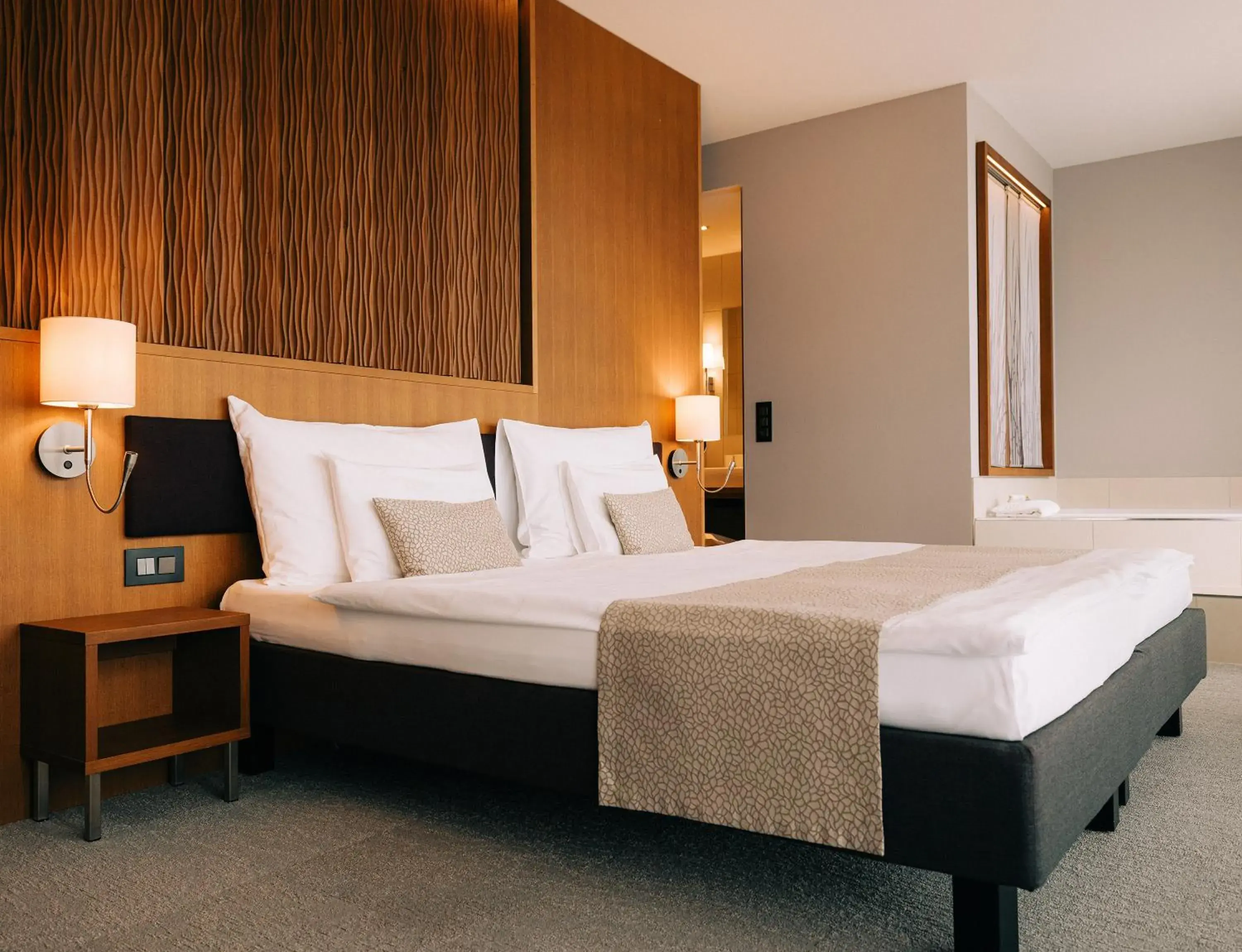 Bedroom, Bed in Deltapark Vitalresort**** Bedroom, Bed in Deltapark Vitalresort****