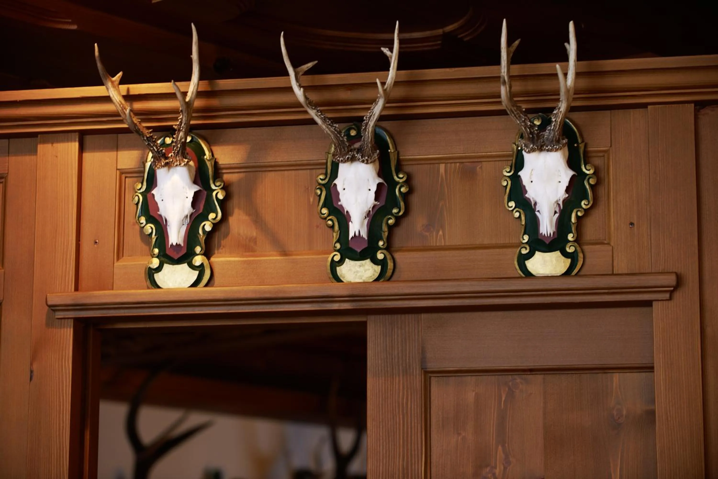 Decorative detail in Hotel Jagdhaus Monzabon