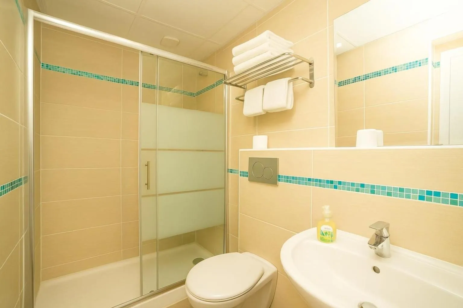 Shower in Hotel Parisien