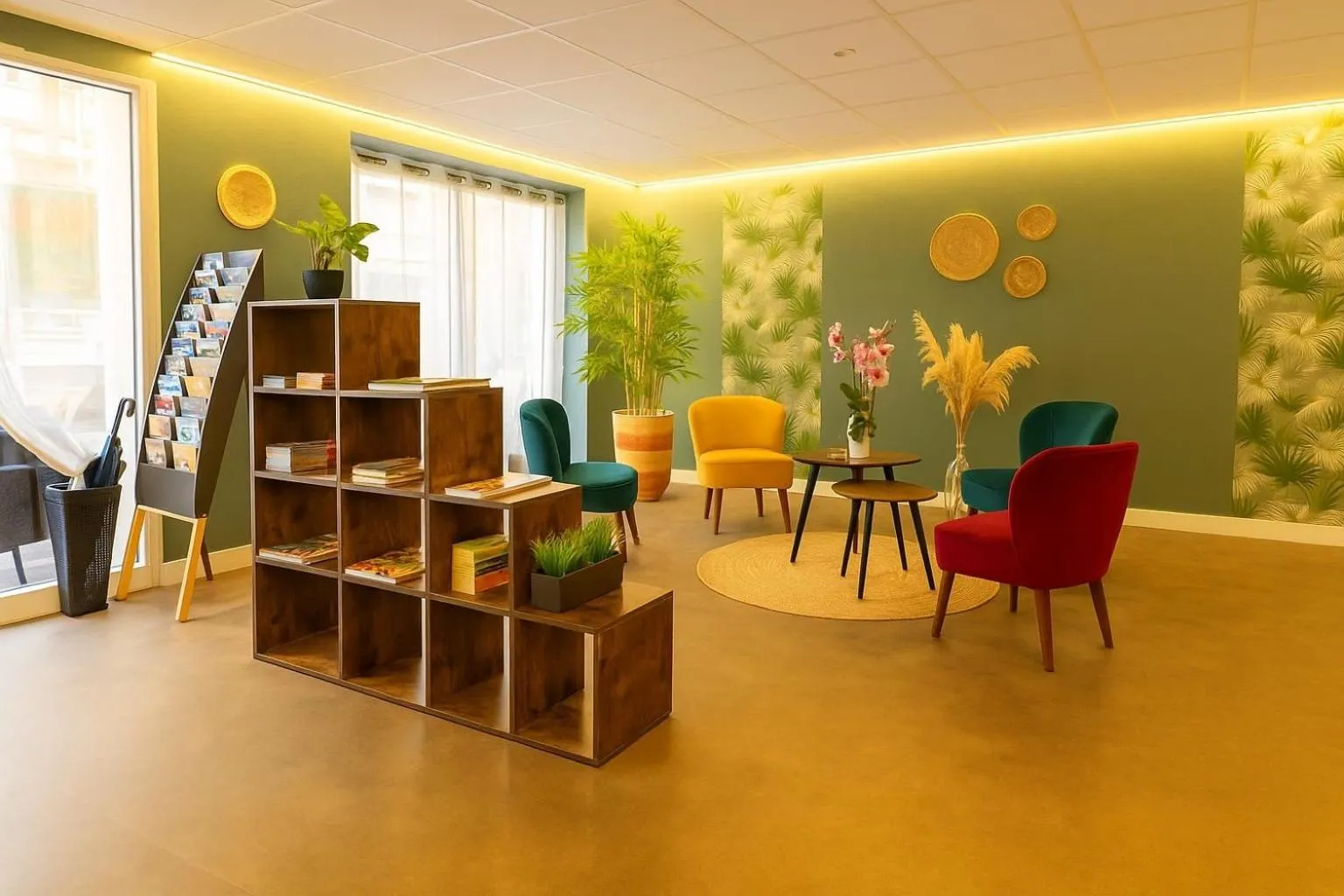 Lobby or reception in Hotel Parisien