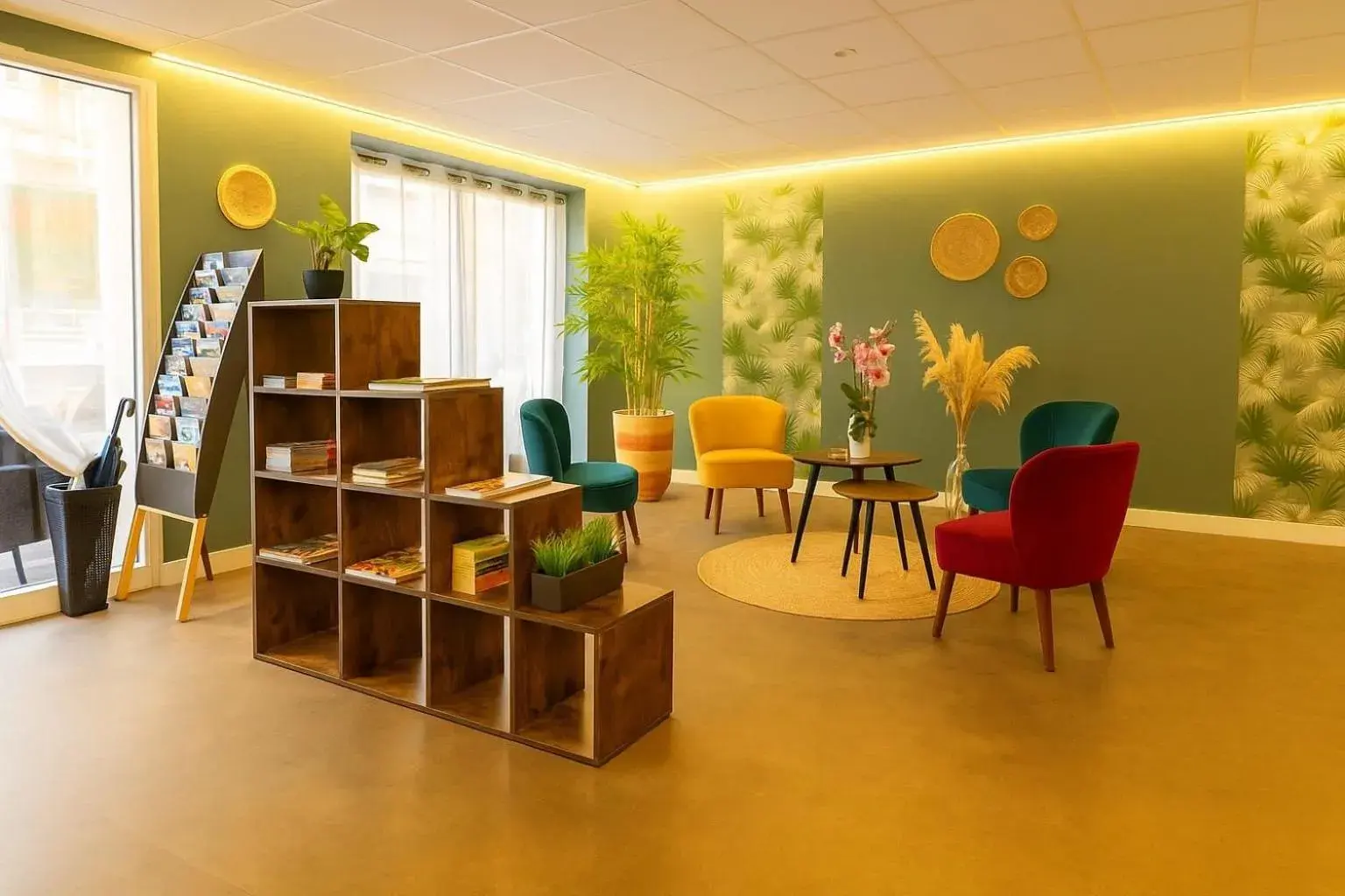 Lobby or reception in Hotel Parisien Lobby or reception in Hotel Parisien