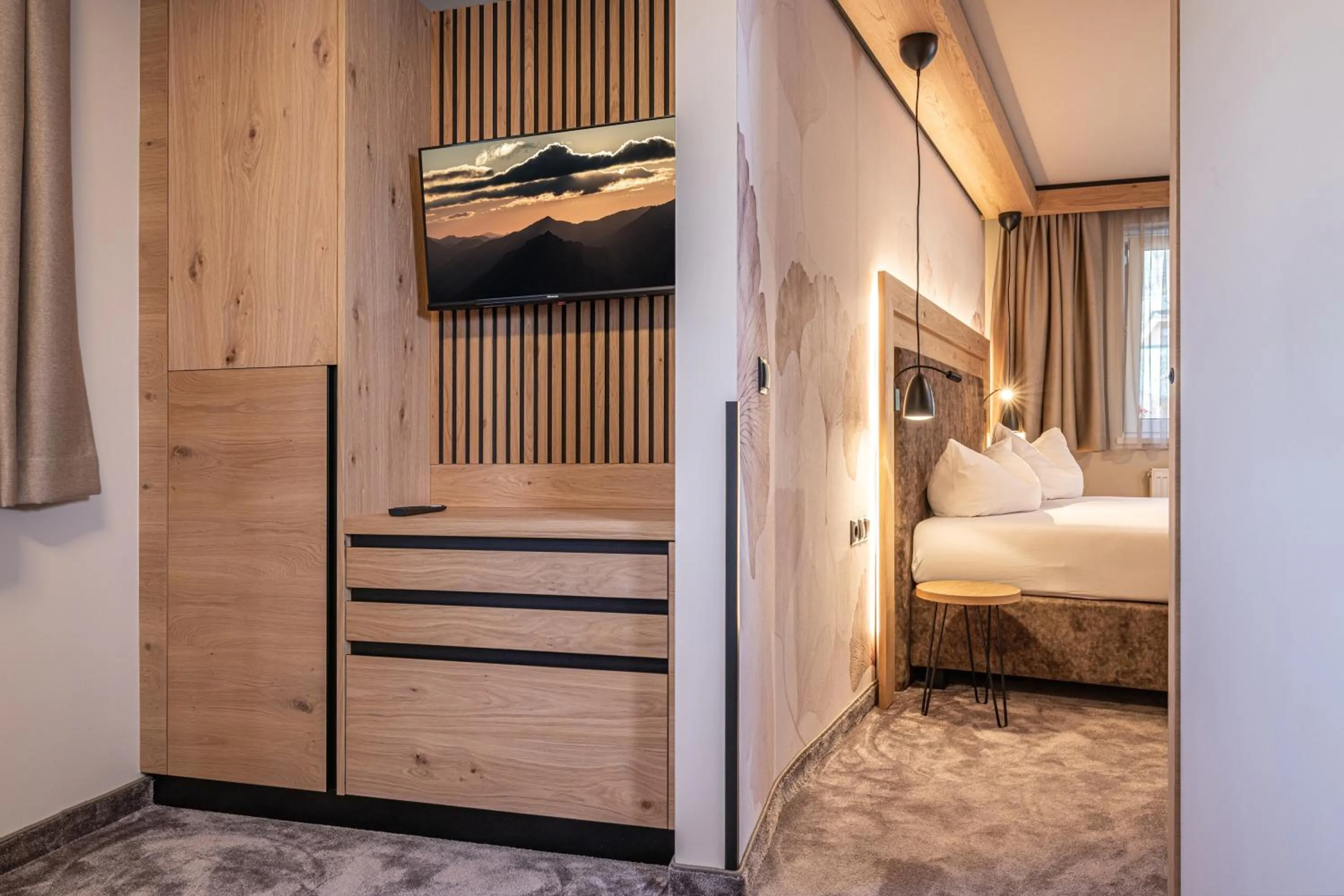 Bed in Hotel Gasthof Brücke