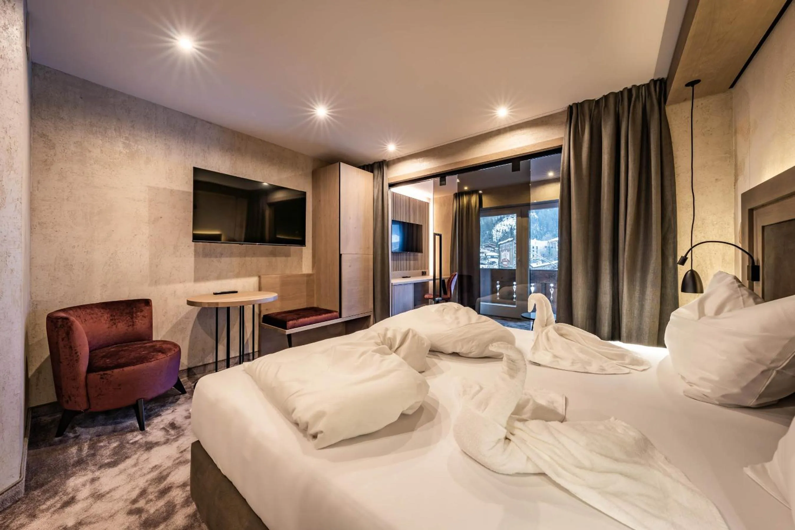 Bed in Hotel Gasthof Brücke