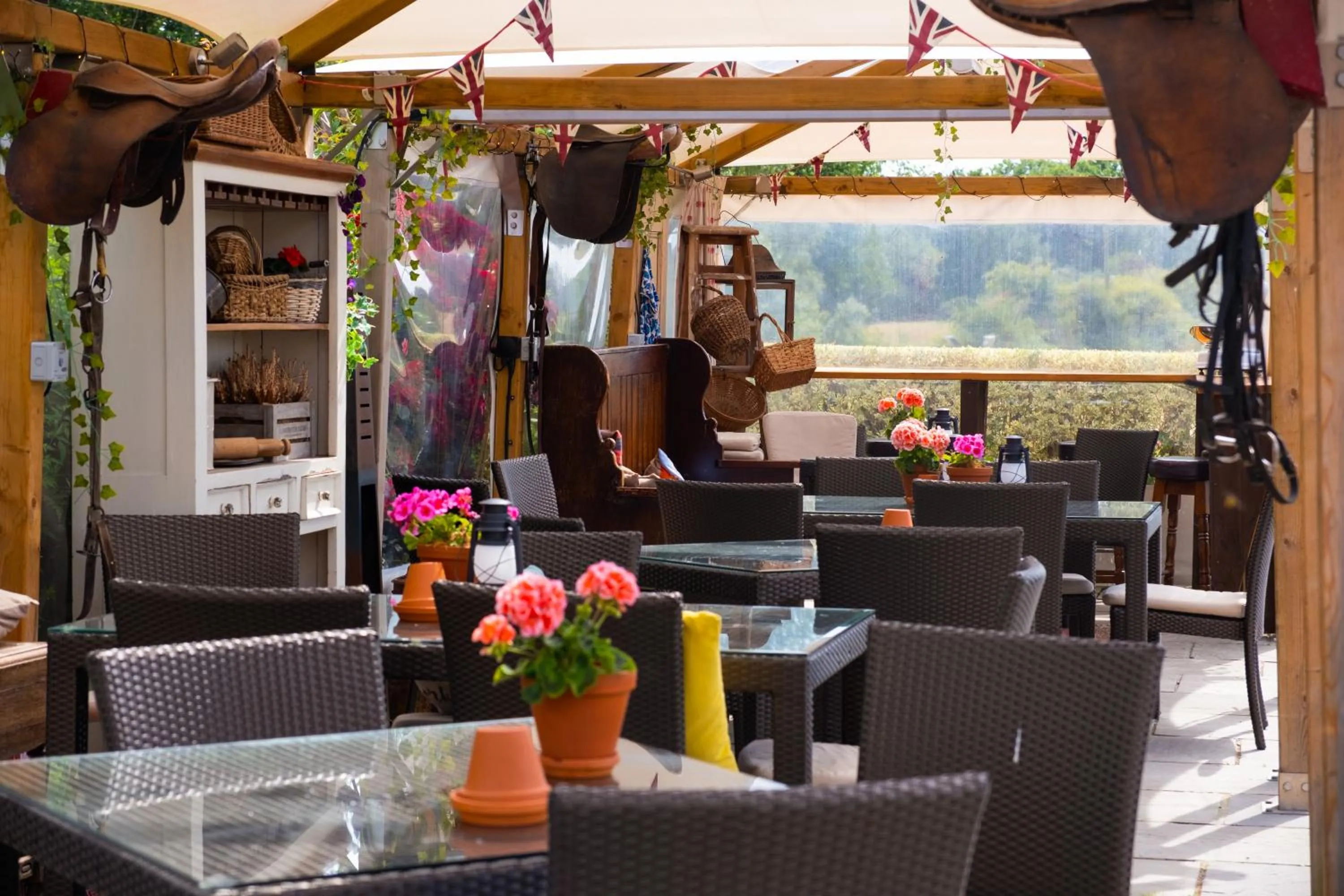 Garden in Black Horse Inn