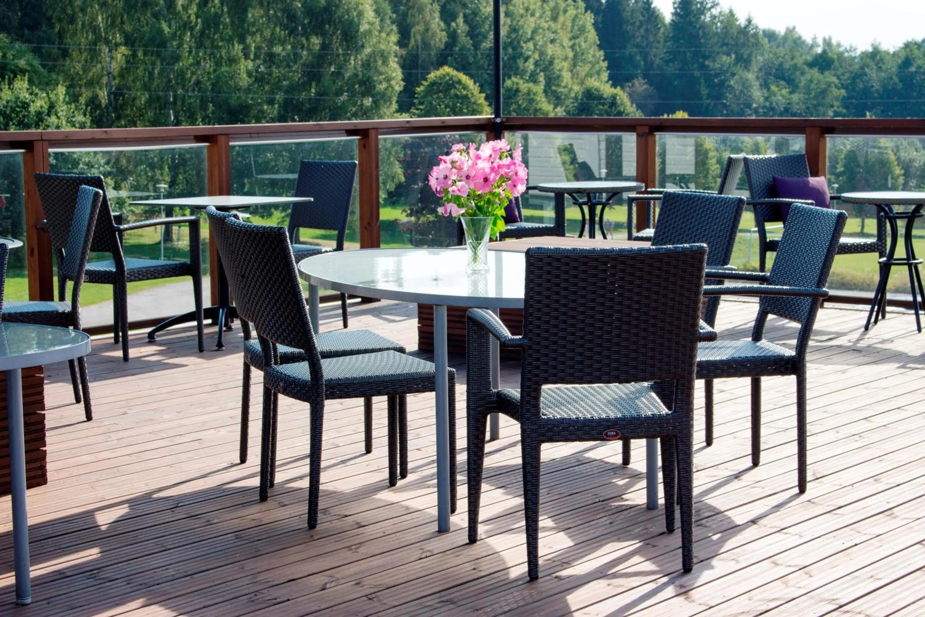 Patio in Lohja Spa & Resort
