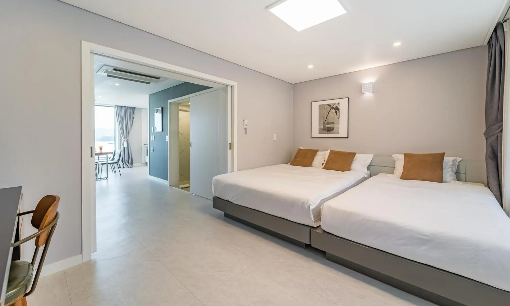 Bed in Arte Resort Spa & Pool Villa