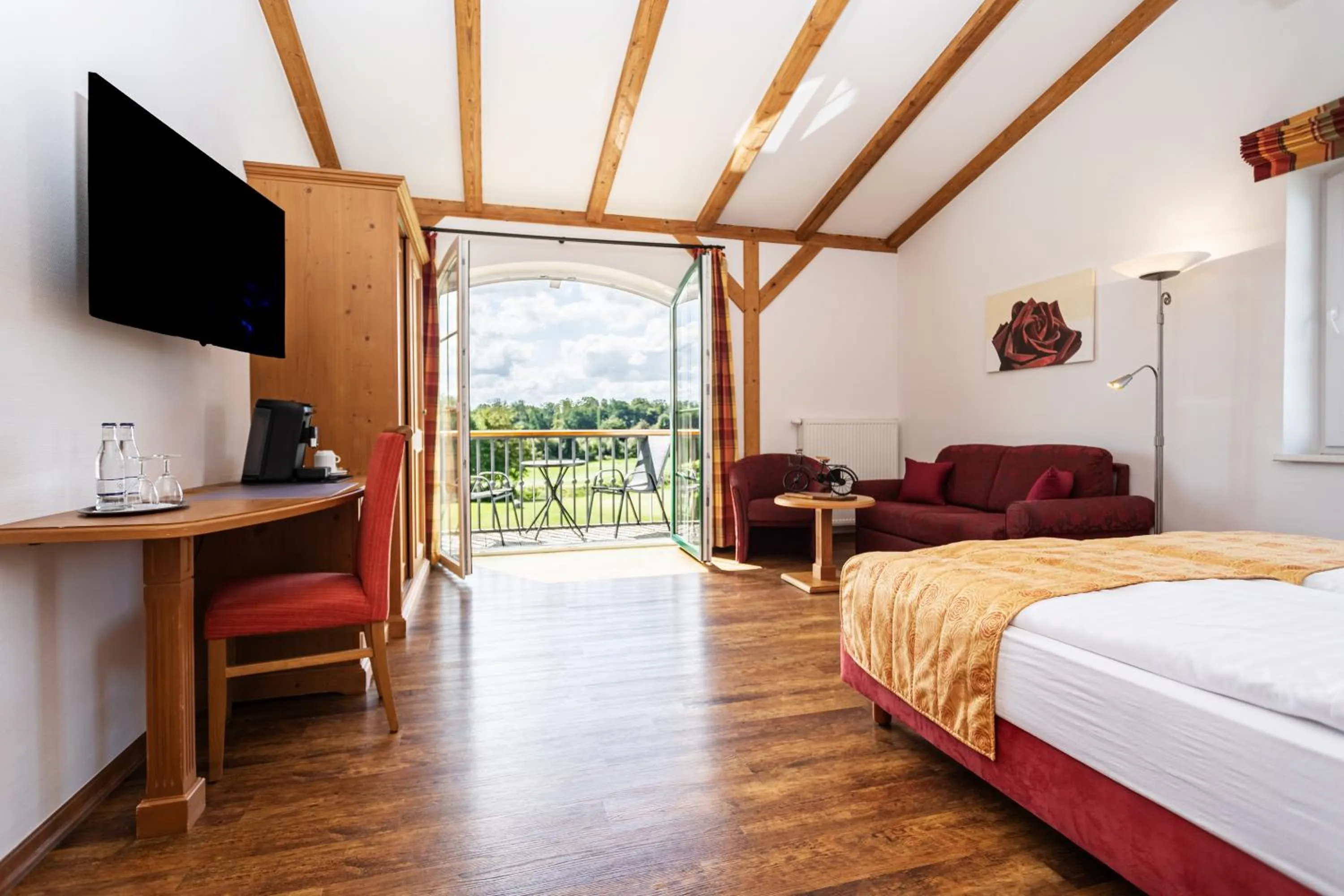 Photo of the whole room, Bed in Golfpark Strelasund