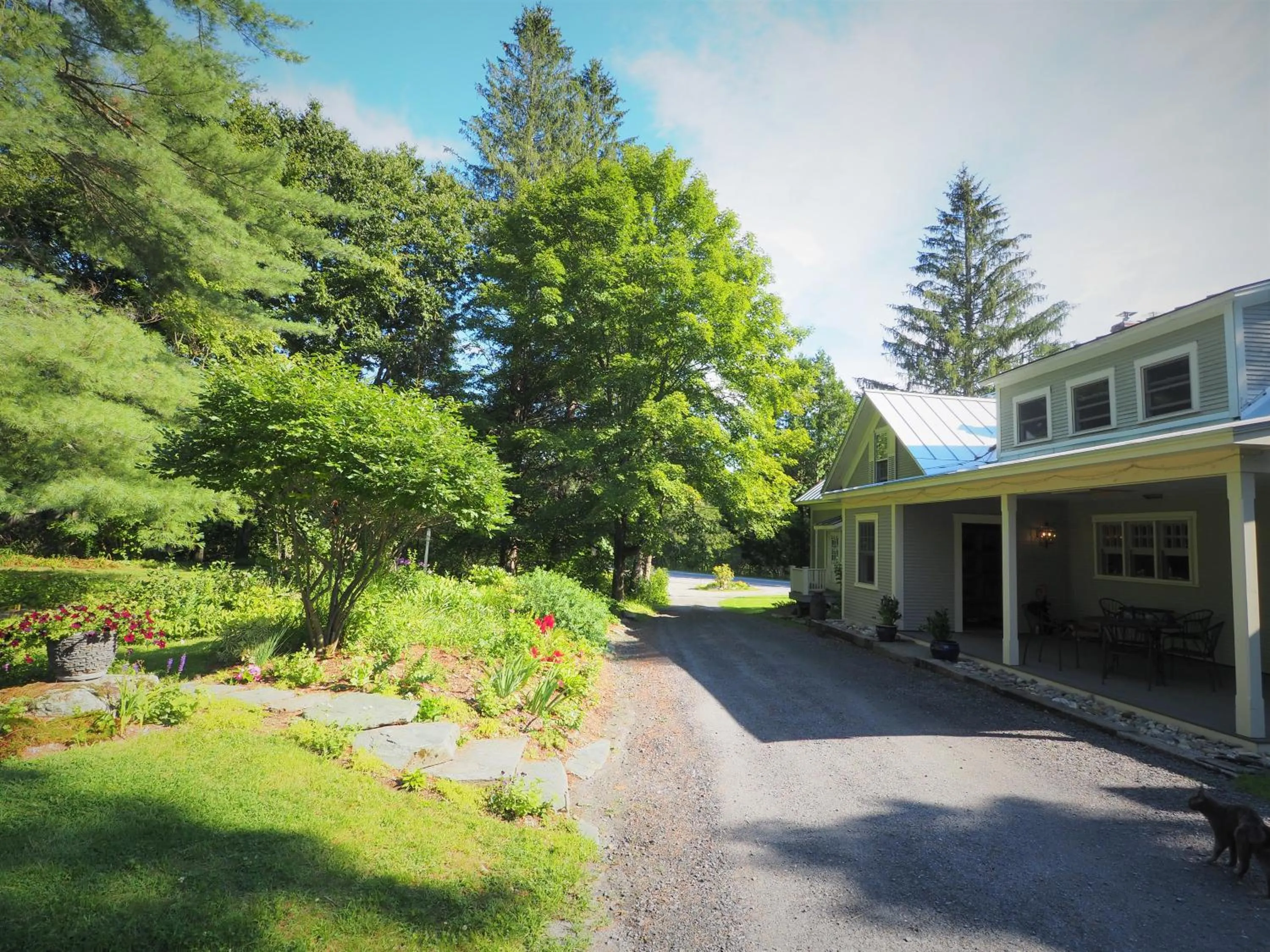 Garden in The Featherbed Inn & Nordic Spa