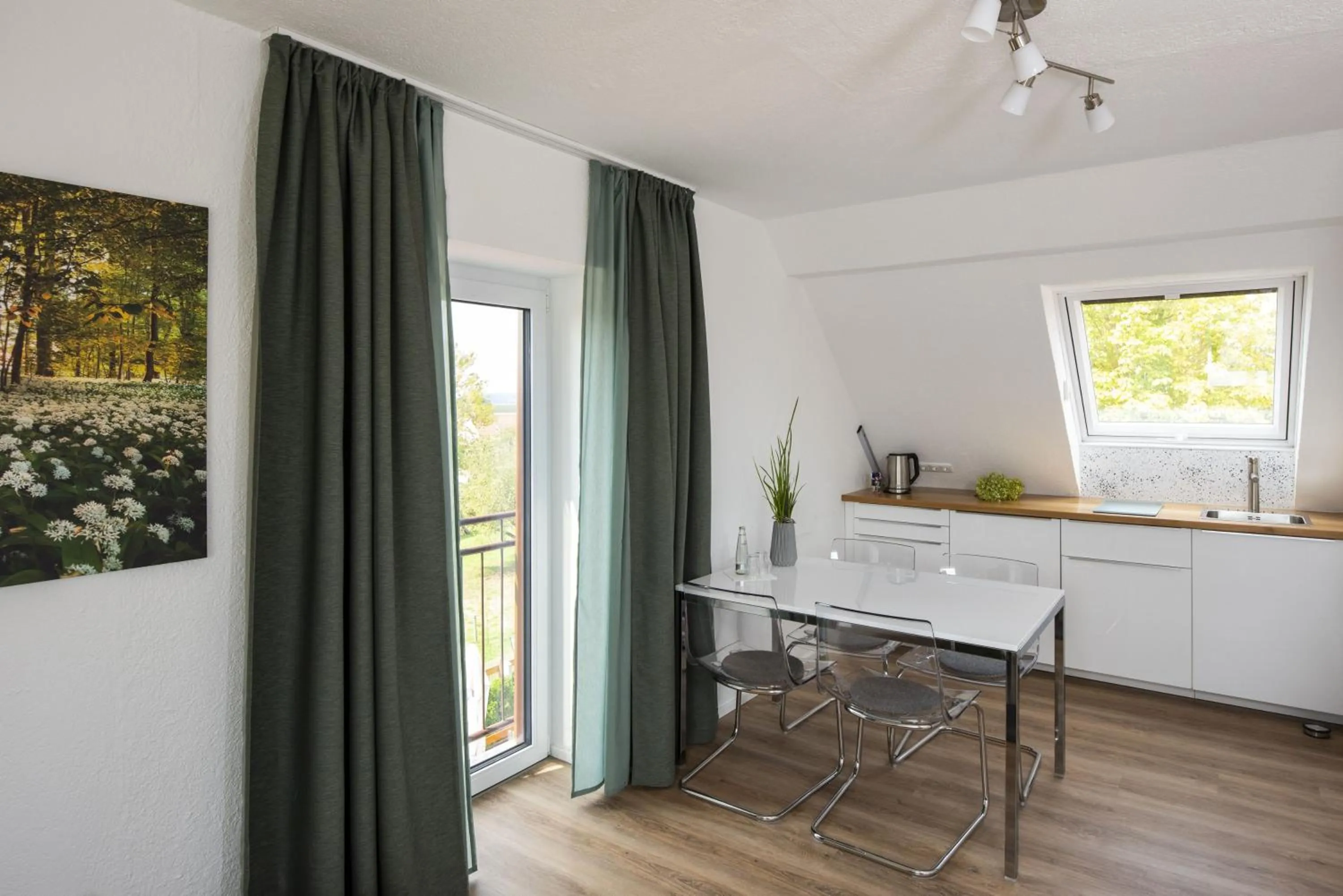 Kitchen or kitchenette in Landgasthof zur Sonne