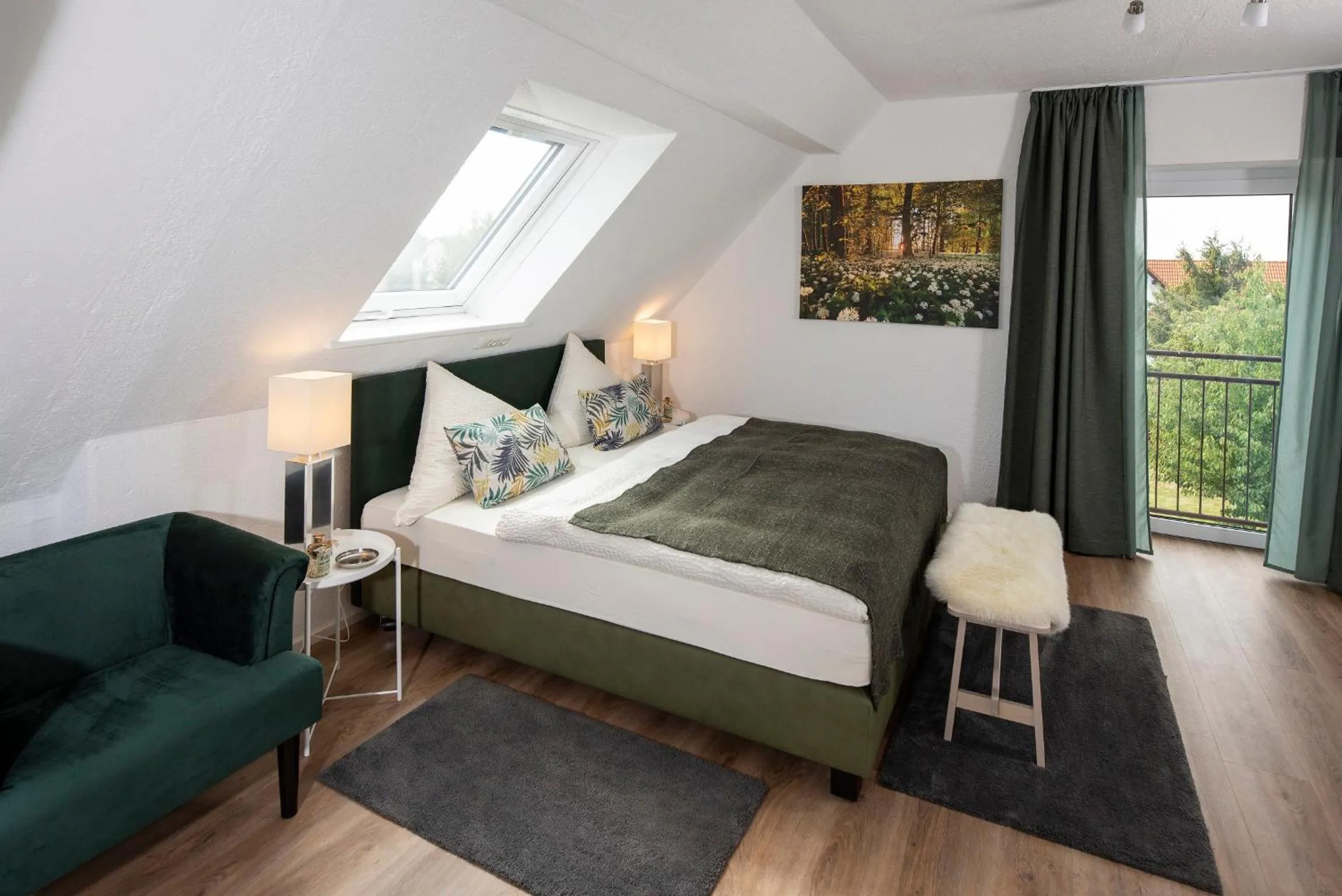 Bed in Landgasthof zur Sonne