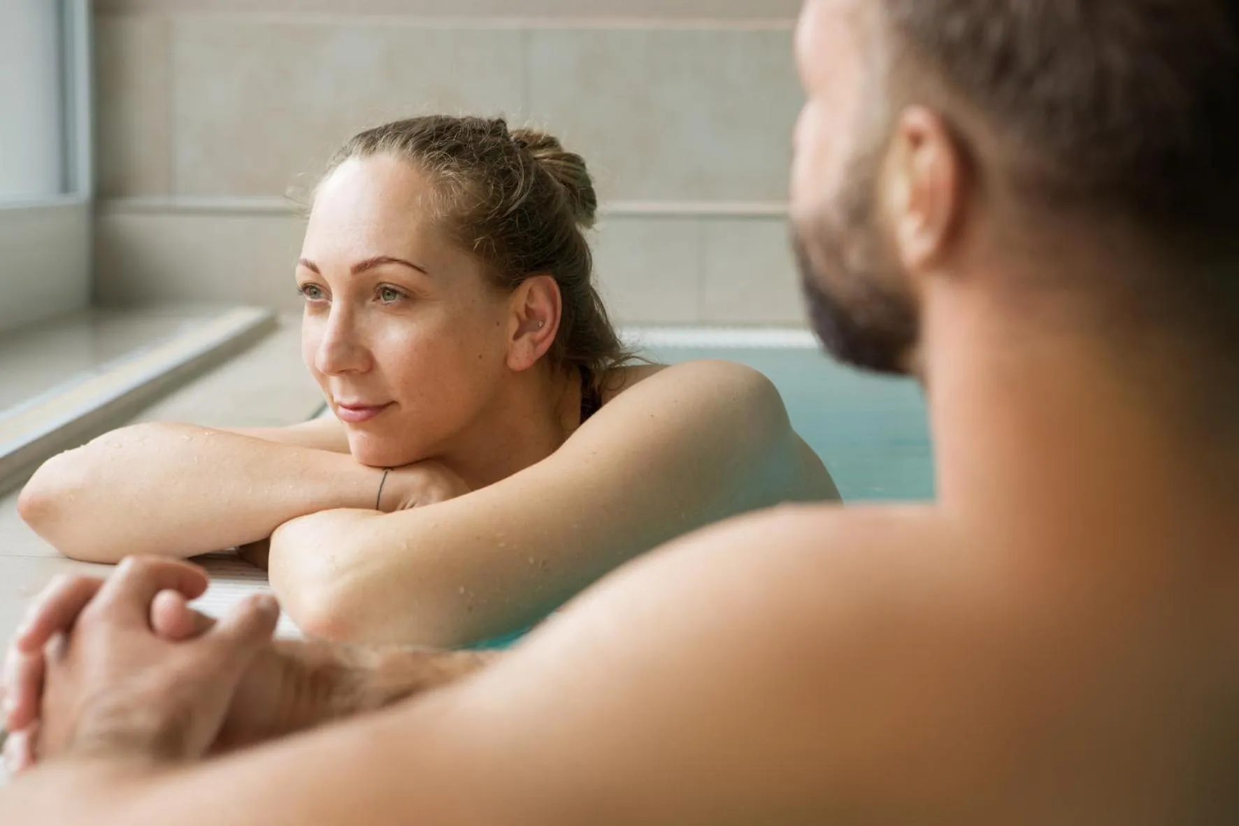 Swimming pool in Strandhafer Aparthotel