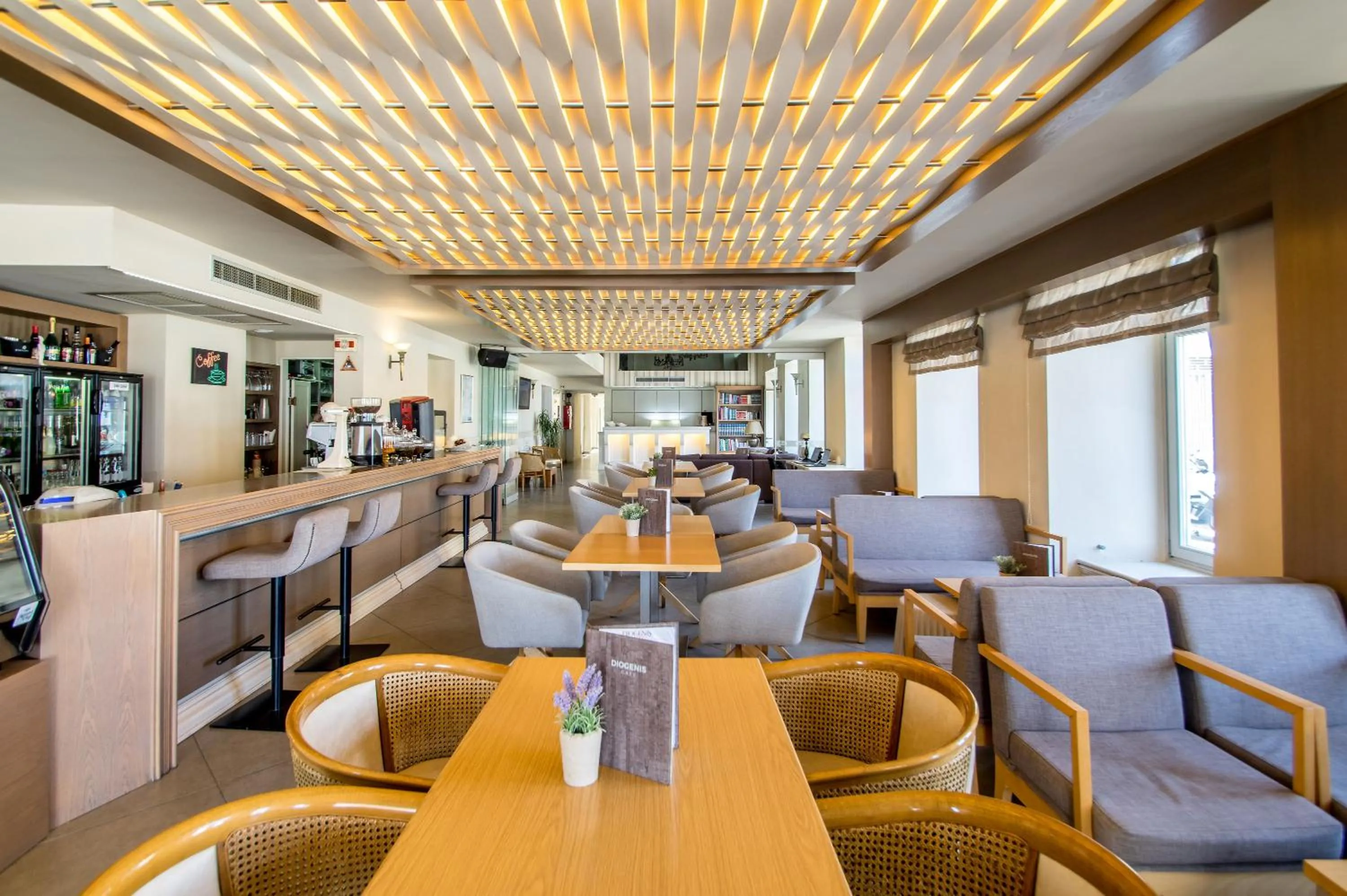 Lounge or bar in Diogenis Hotel