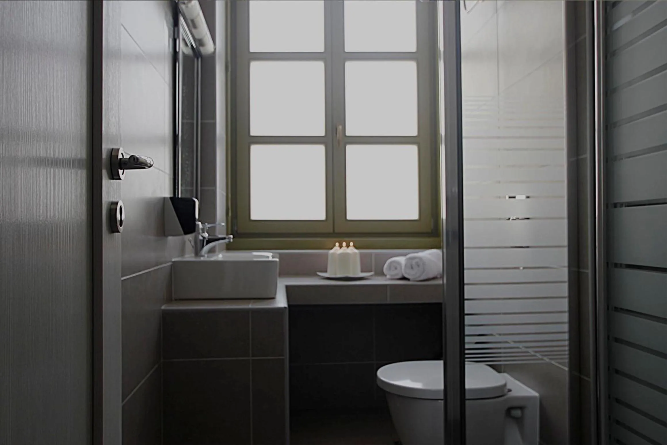 Bathroom in Diogenis Hotel