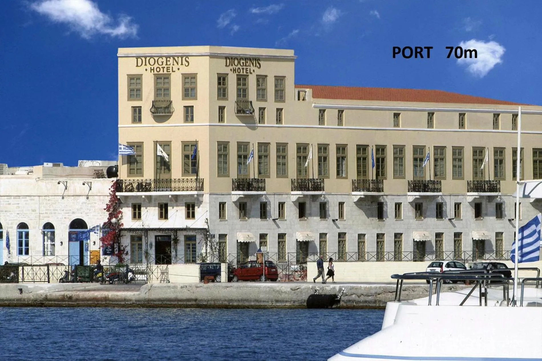 Property building in Diogenis Hotel