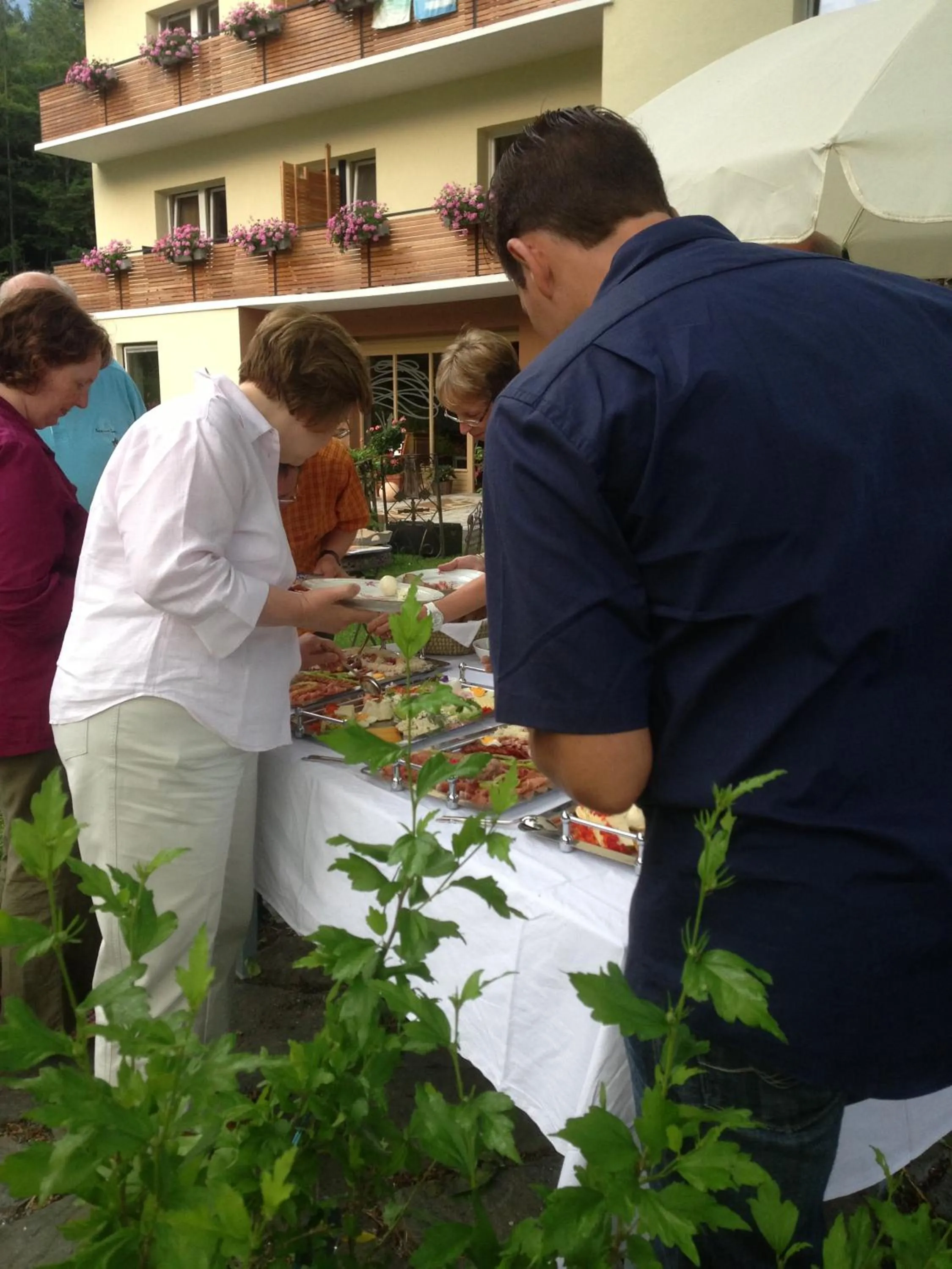 Food in Villa Blumegg