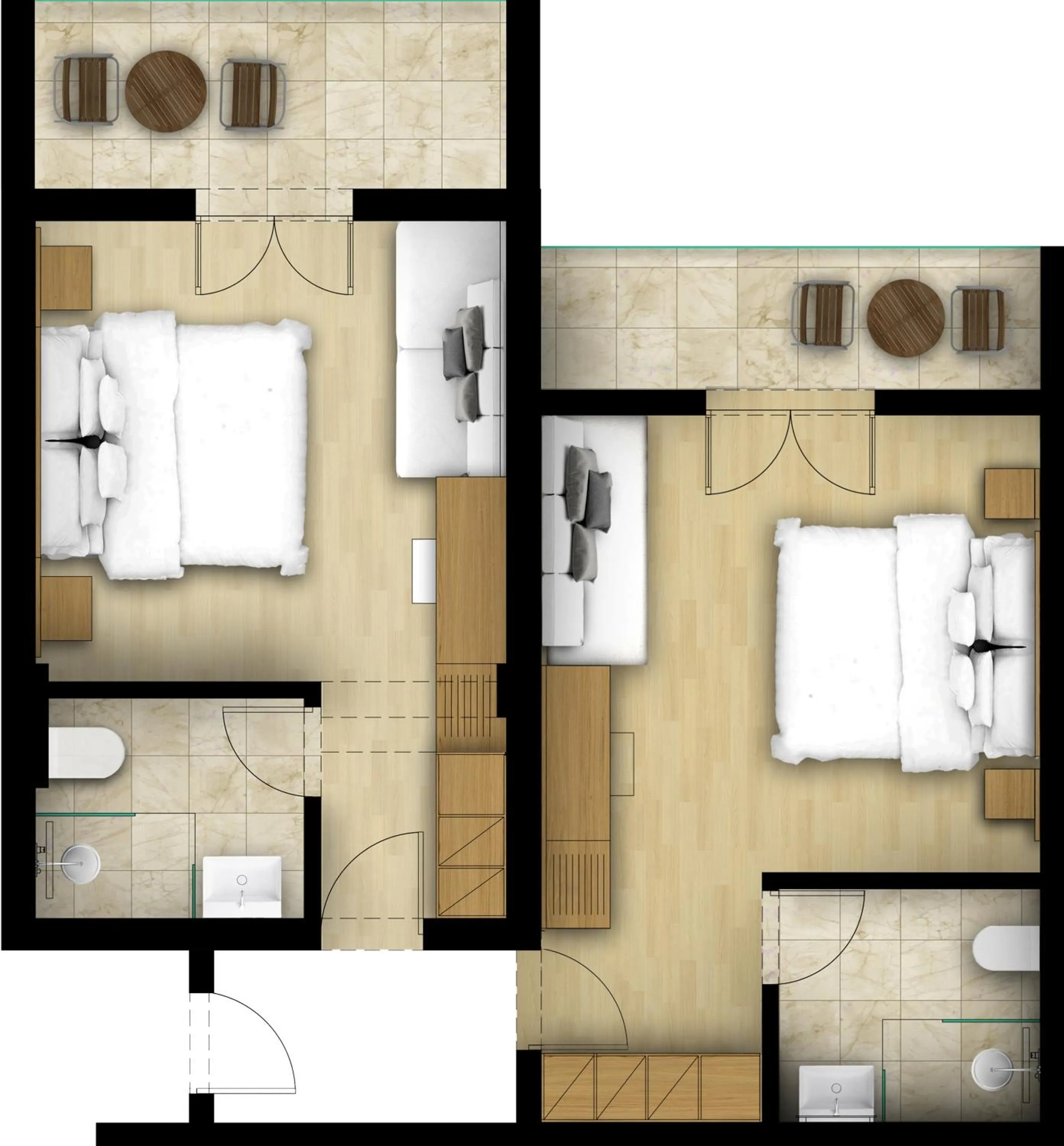 Floor plan in Akrathos Beach Hotel