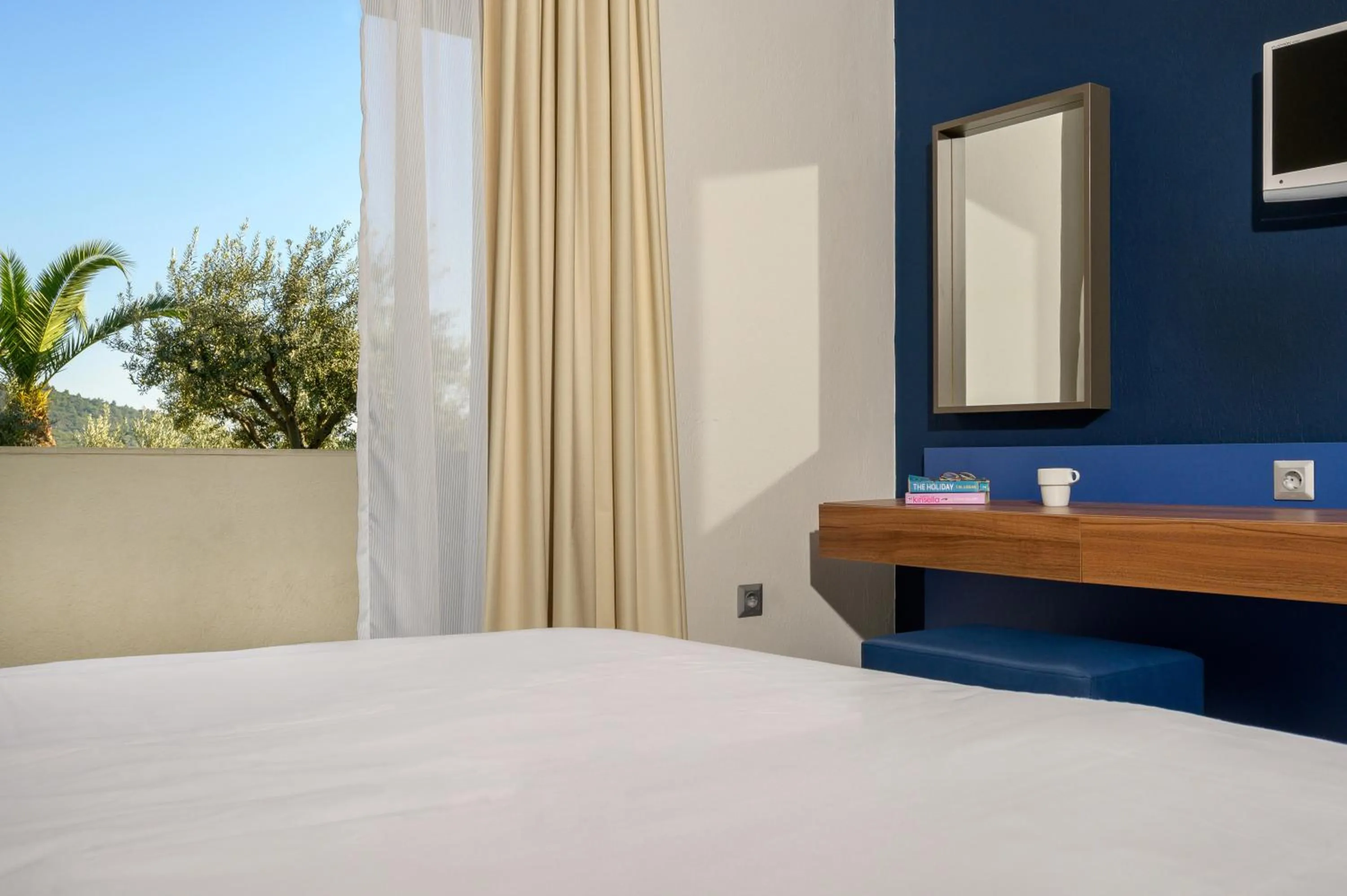 Photo of the whole room, Bed in Akrathos Beach Hotel