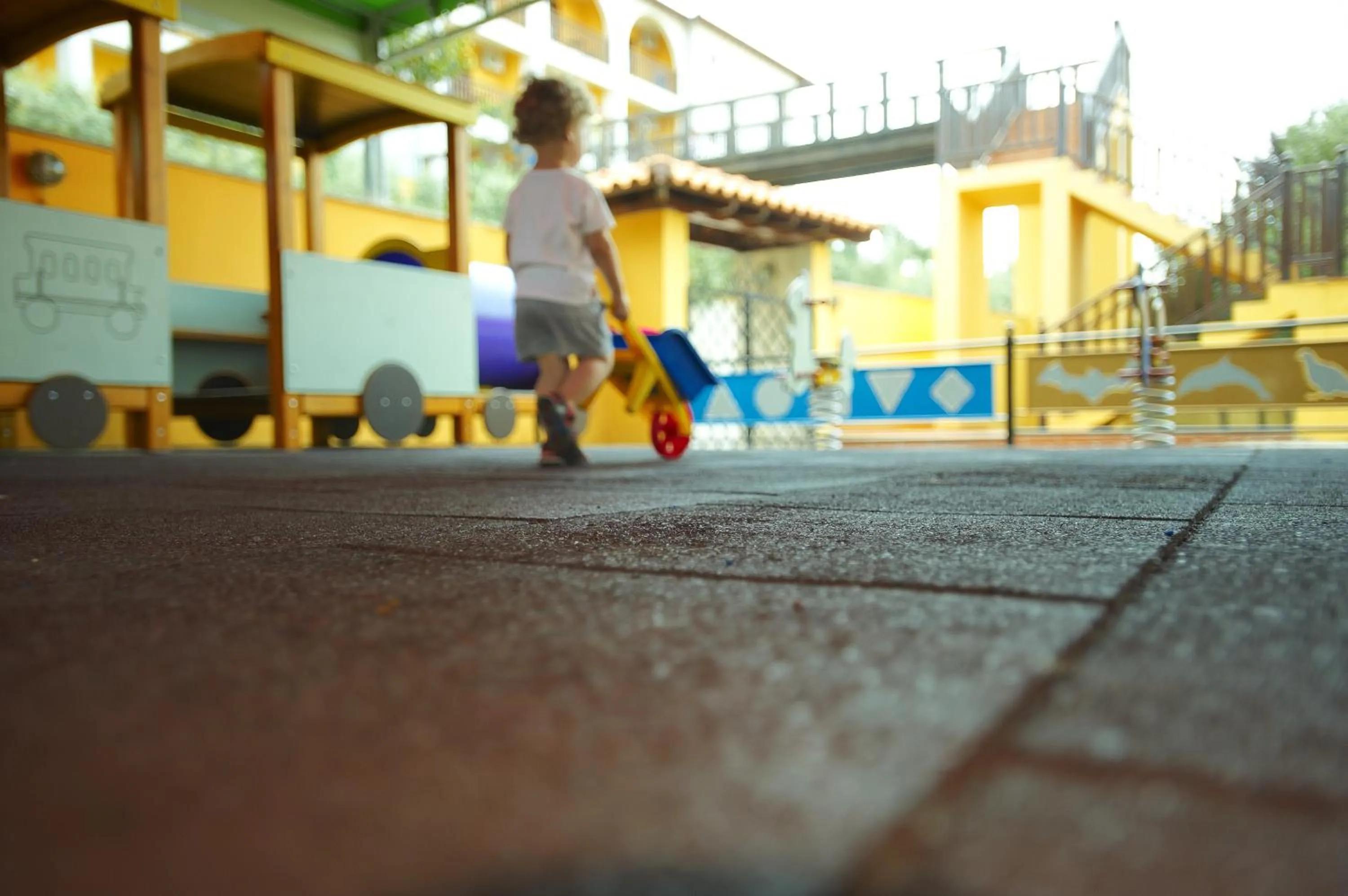 Children play ground in Akrathos Beach Hotel