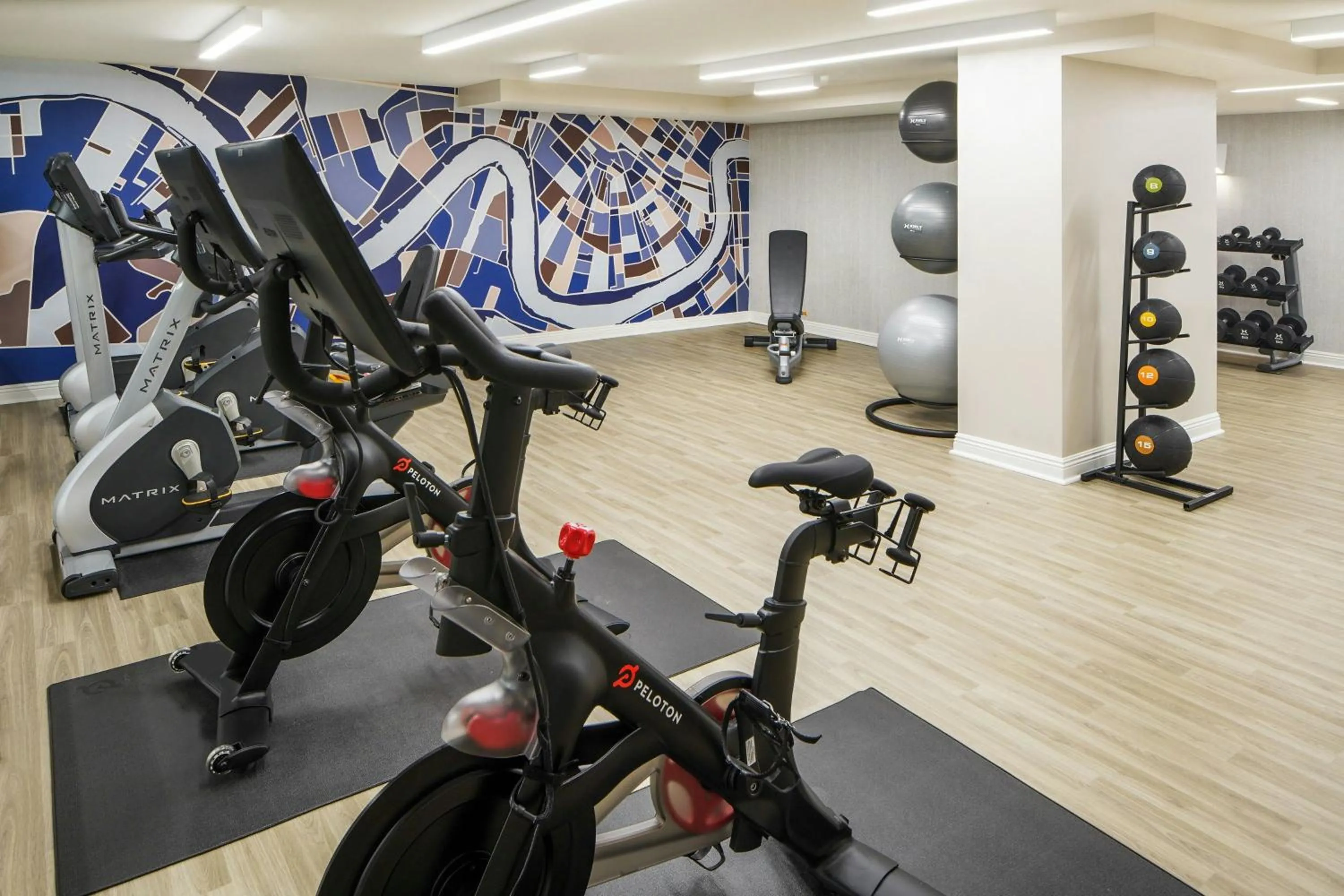 Fitness centre/facilities in New Orleans Marriott