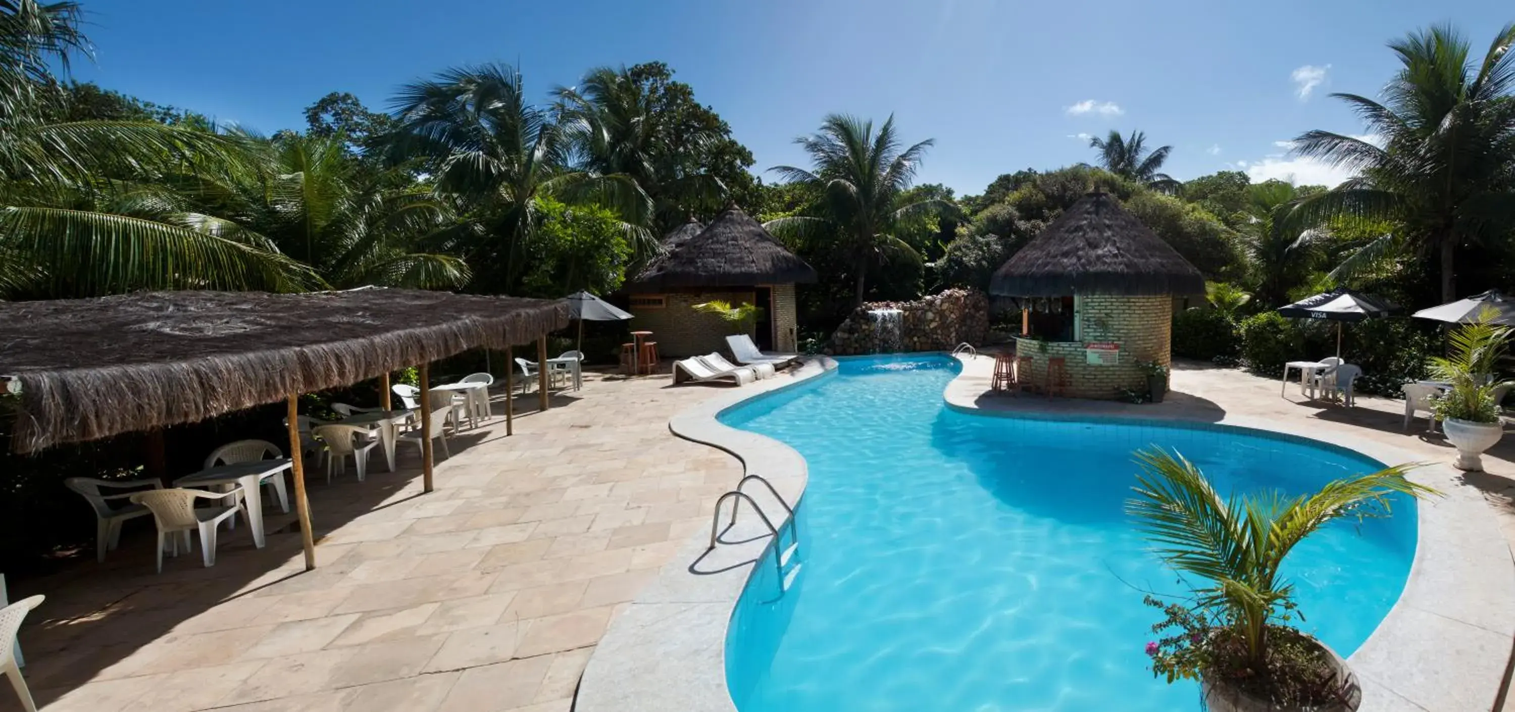 Pool view in Pousada Império do Sol Pool view in Pousada Império do Sol