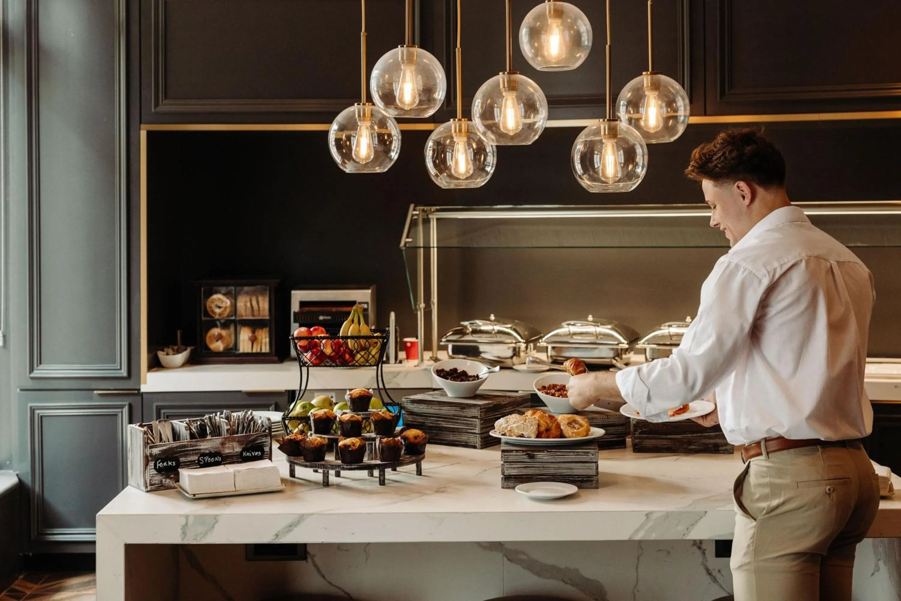 Breakfast in New Orleans Marriott Warehouse Arts District