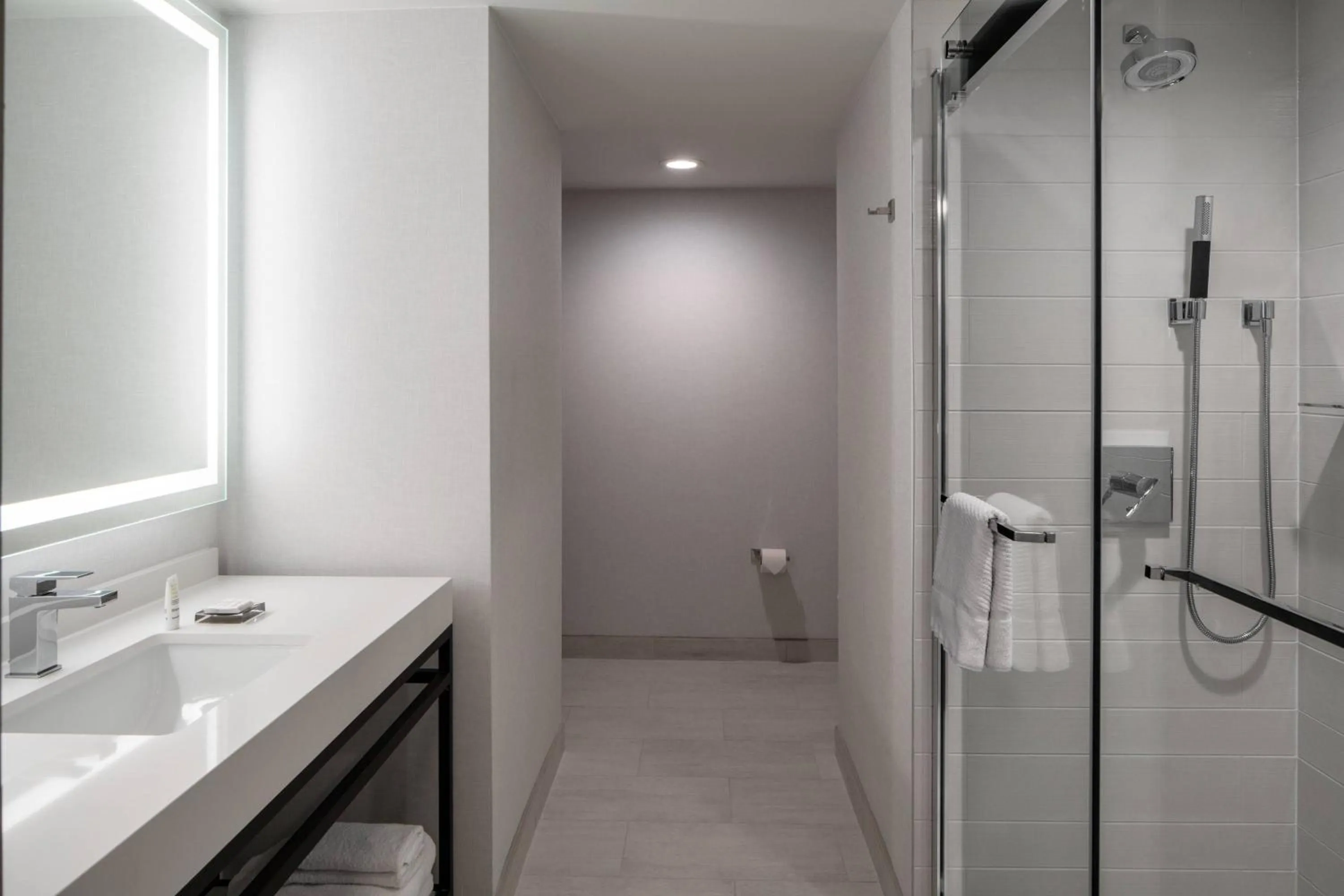 Bathroom in New Orleans Marriott Warehouse Arts District