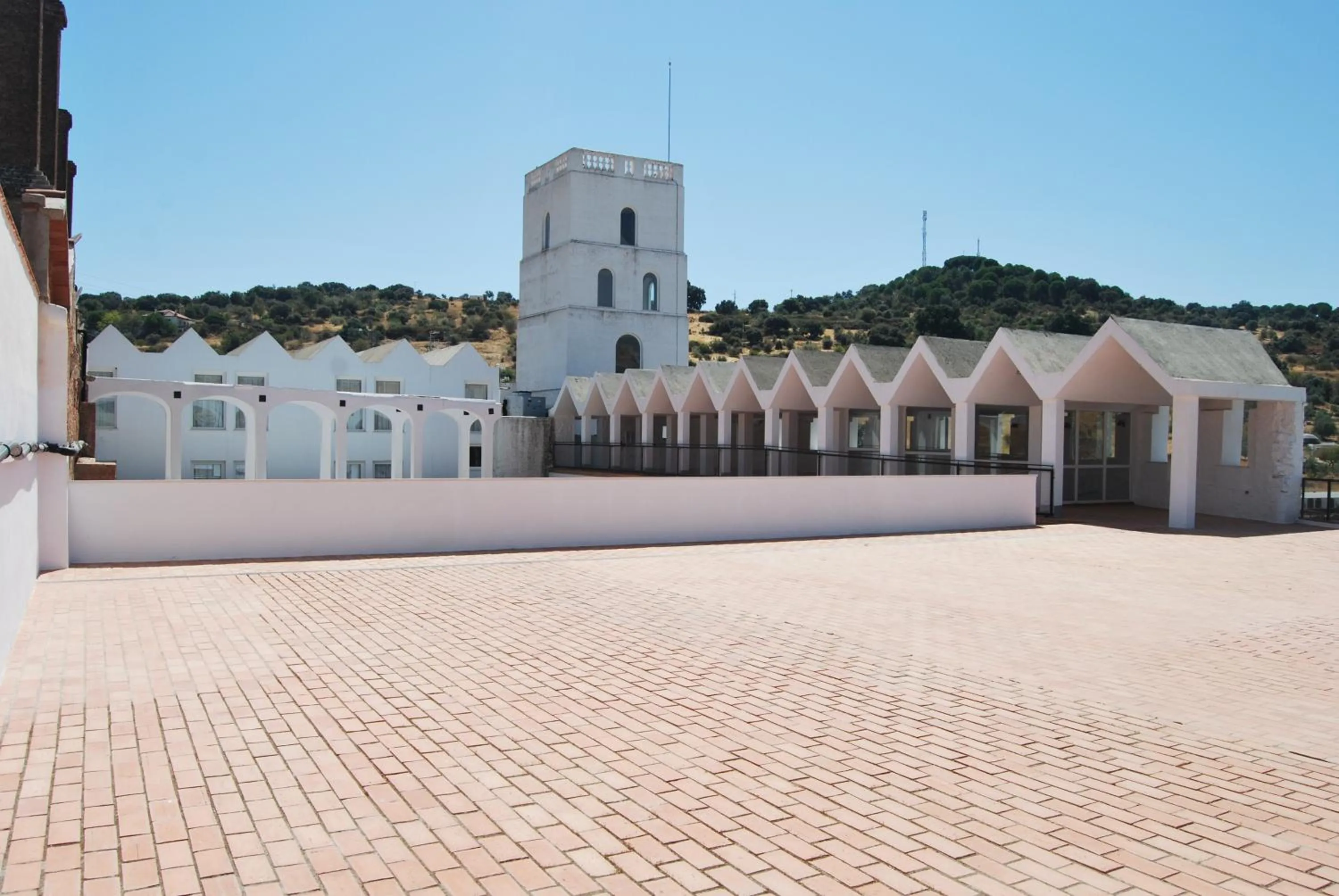 Patio in Hotel La Alcoholera